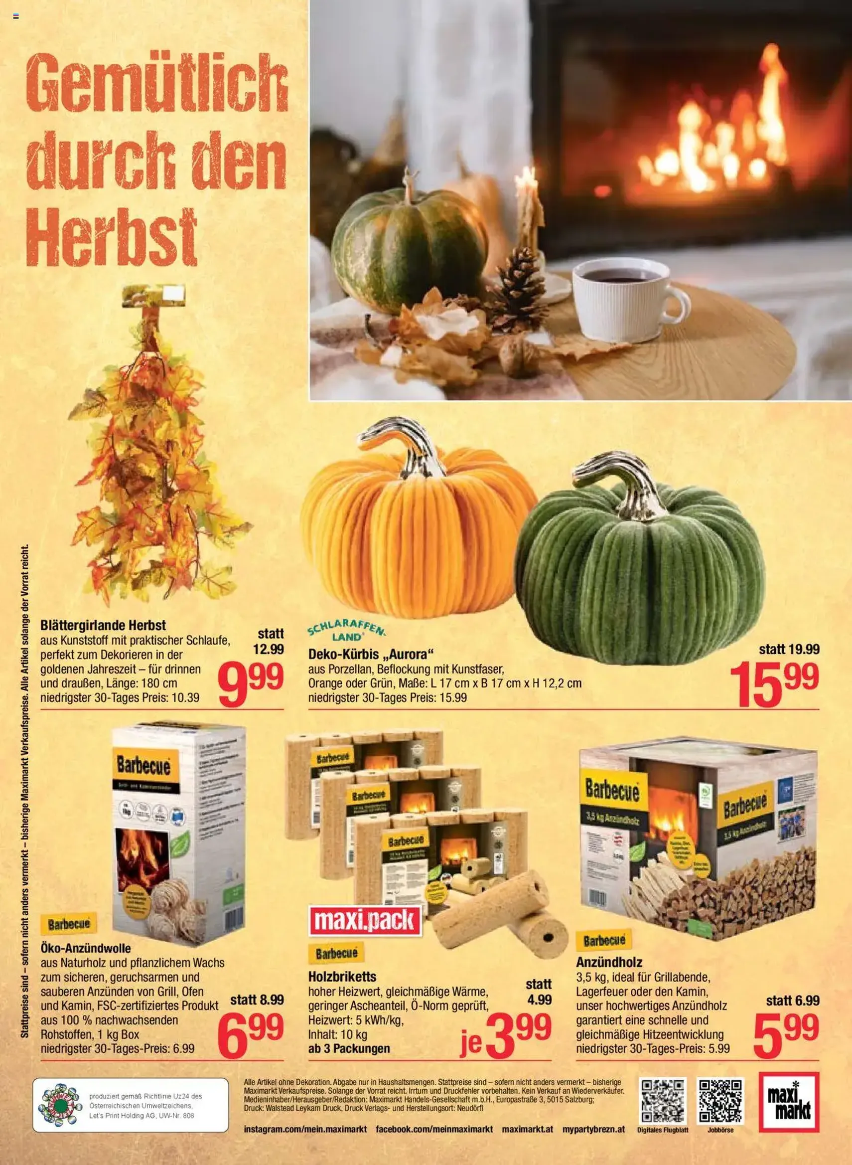 Maximarkt Flugblatt - Gültiger Prospekt ab 13.10.2025, Seite 28 von insgesamt 28 Maximarkt Flugblatt - Gültiger Prospekt ab 13.10.2025, Seite 28 von insgesamt 28