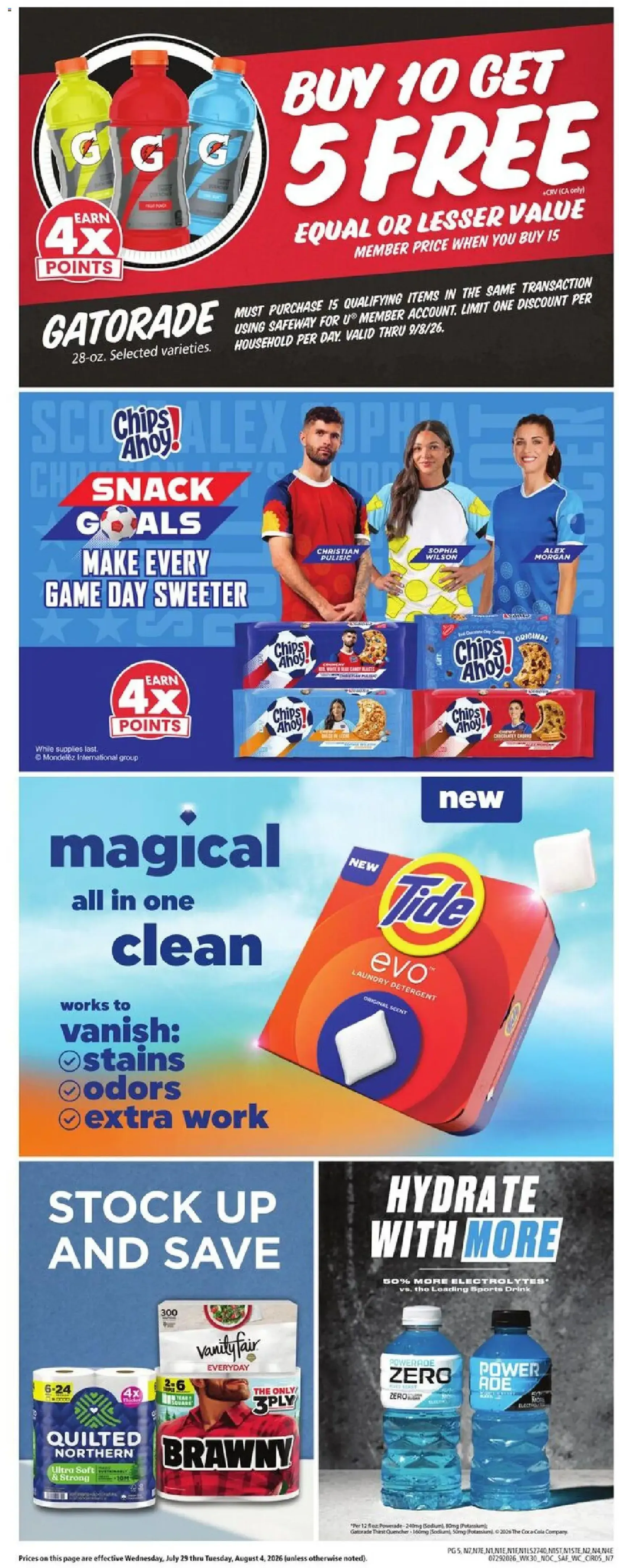 Safeway Weekly Ad - valid flyer from 07/29/2026, page 5 of 10