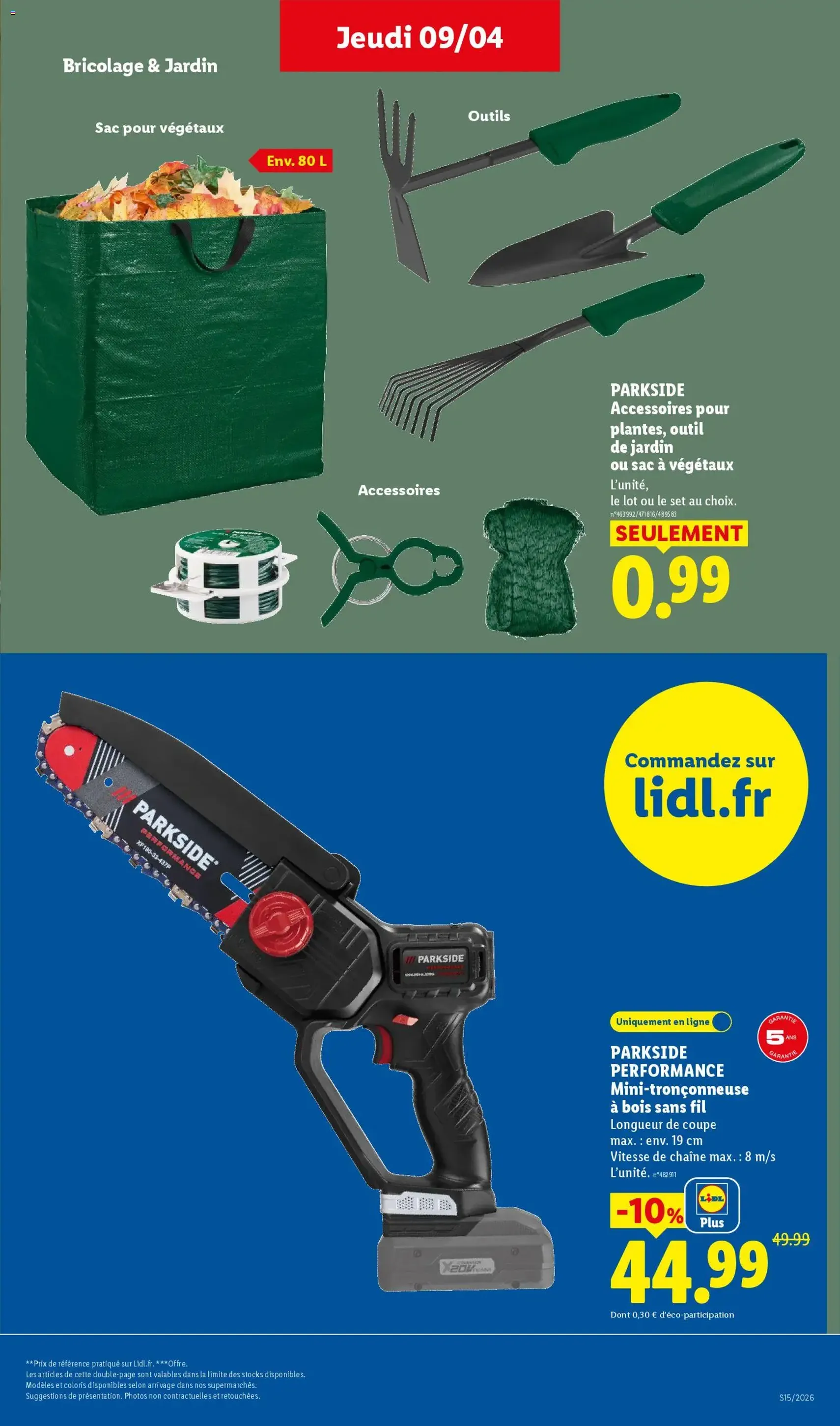 LIDL catalogue semaine 15 - brochure valable à partir du 09/04/2026, page 33 sur 75