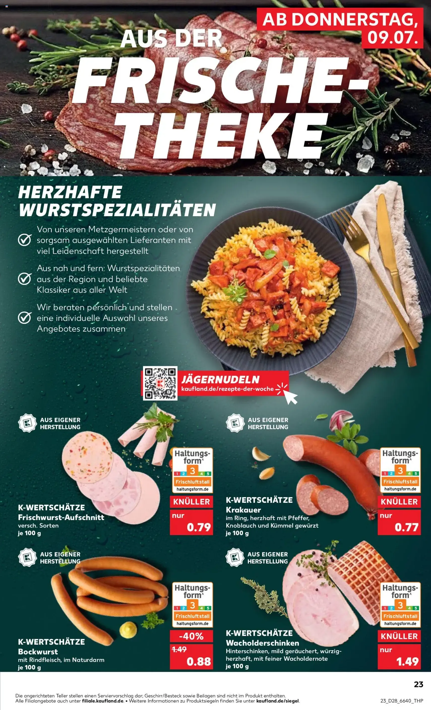 Kaufland Prospekt - Gültiger Prospekt ab 09.07.2026, Seite 23 von insgesamt 52