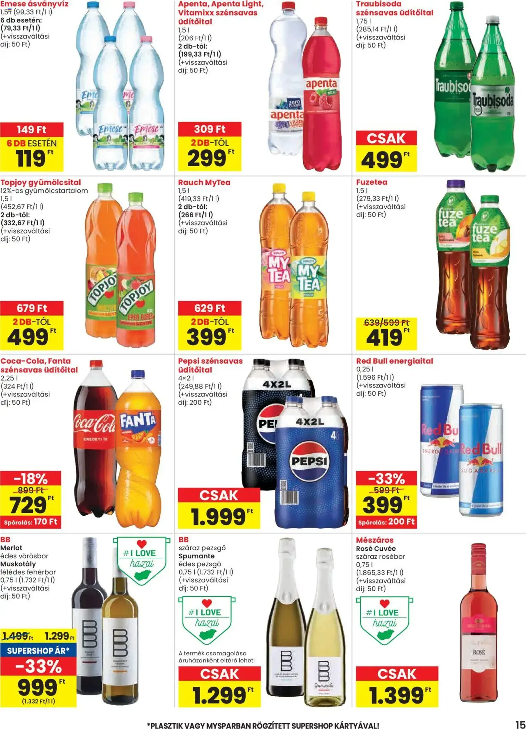 Spar Akciós újság - 2025.10.16. érvényes szórólap 15 oldal 20 oldalból Spar Akciós újság - 2025.10.16. érvényes szórólap 15 oldal 20 oldalból
