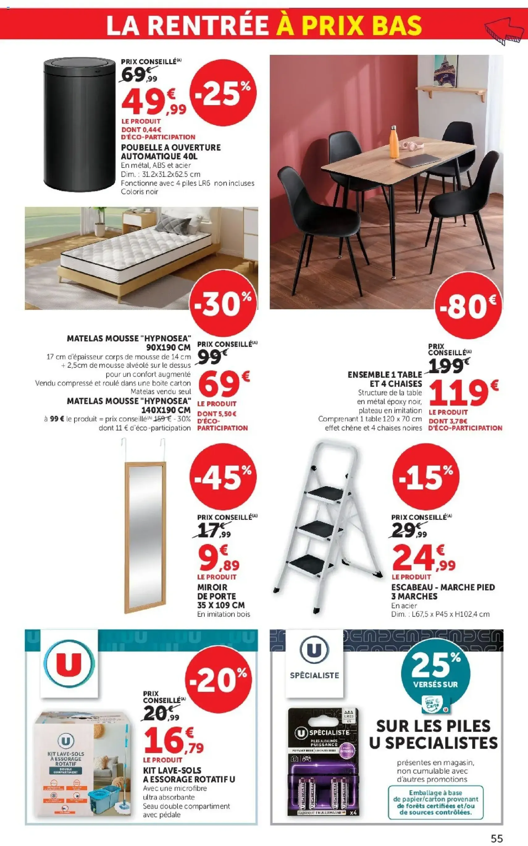 Hyper U catalogue - brochure valable à partir du 25/08/2026, page 55 sur 56