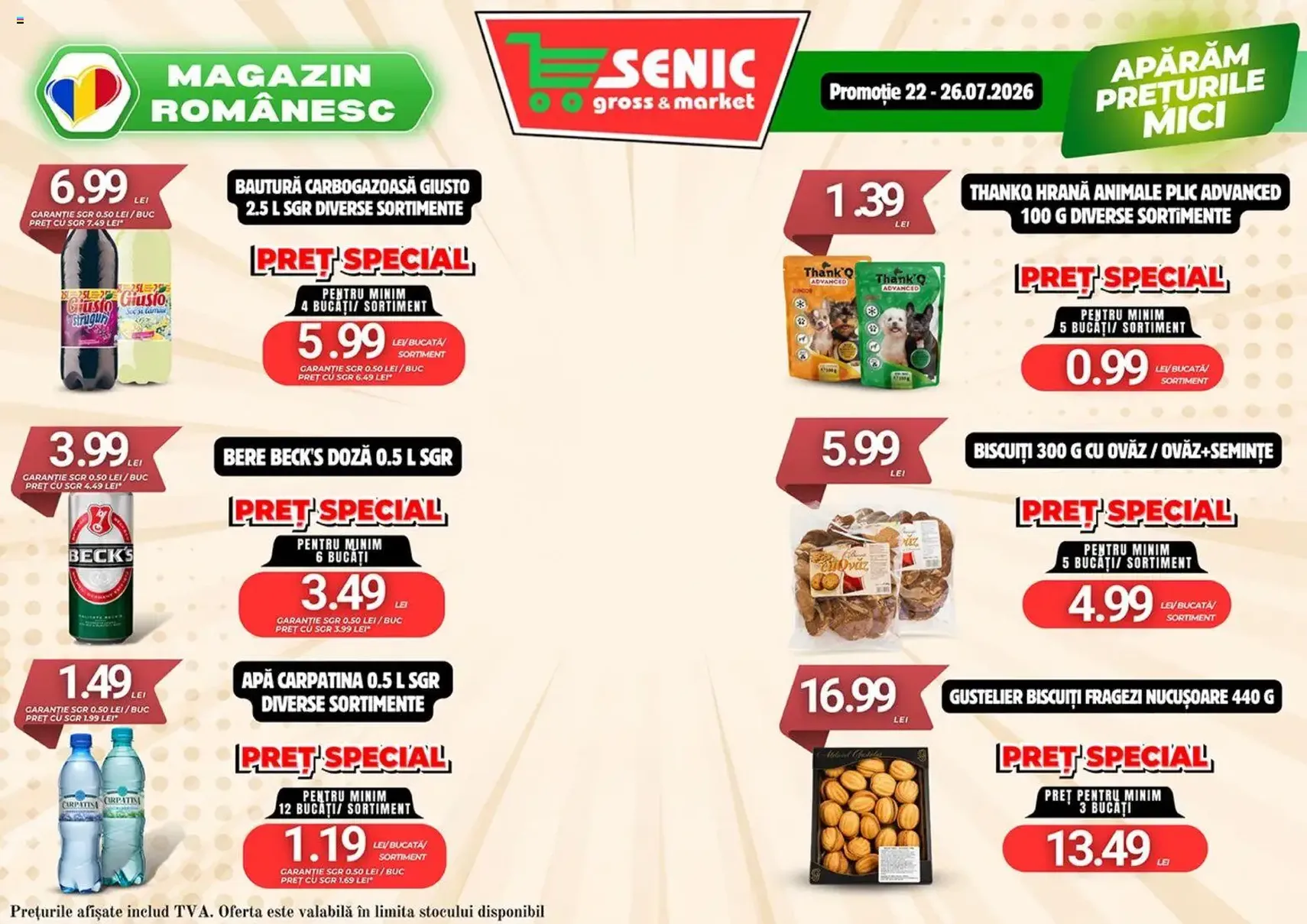 Senic Catalog - cataloage valabile începând cu 20.07.2026 pagina 6 din 8