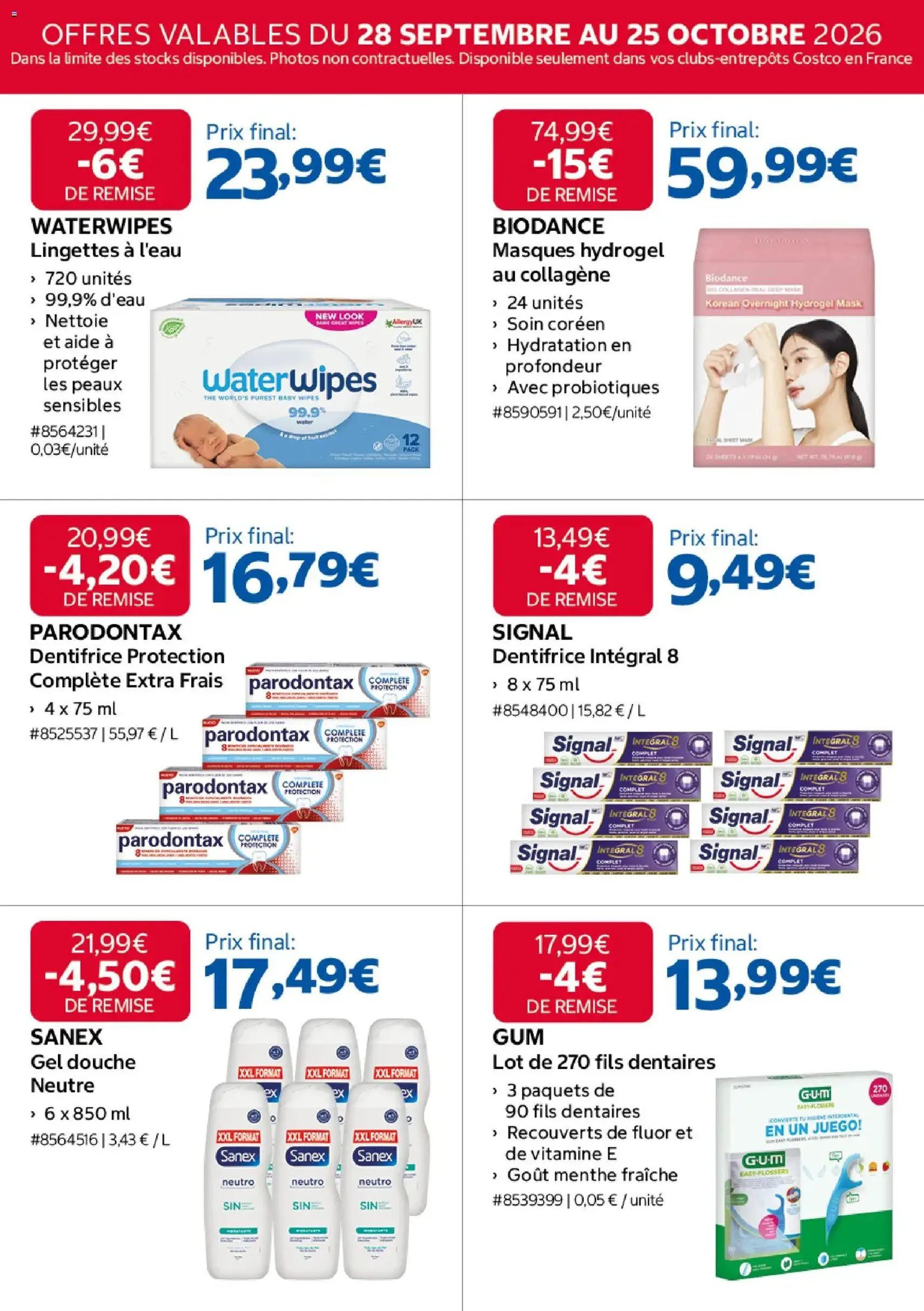 Costco catalogue - brochure valable à partir du 28/09/2026, page 16 sur 20