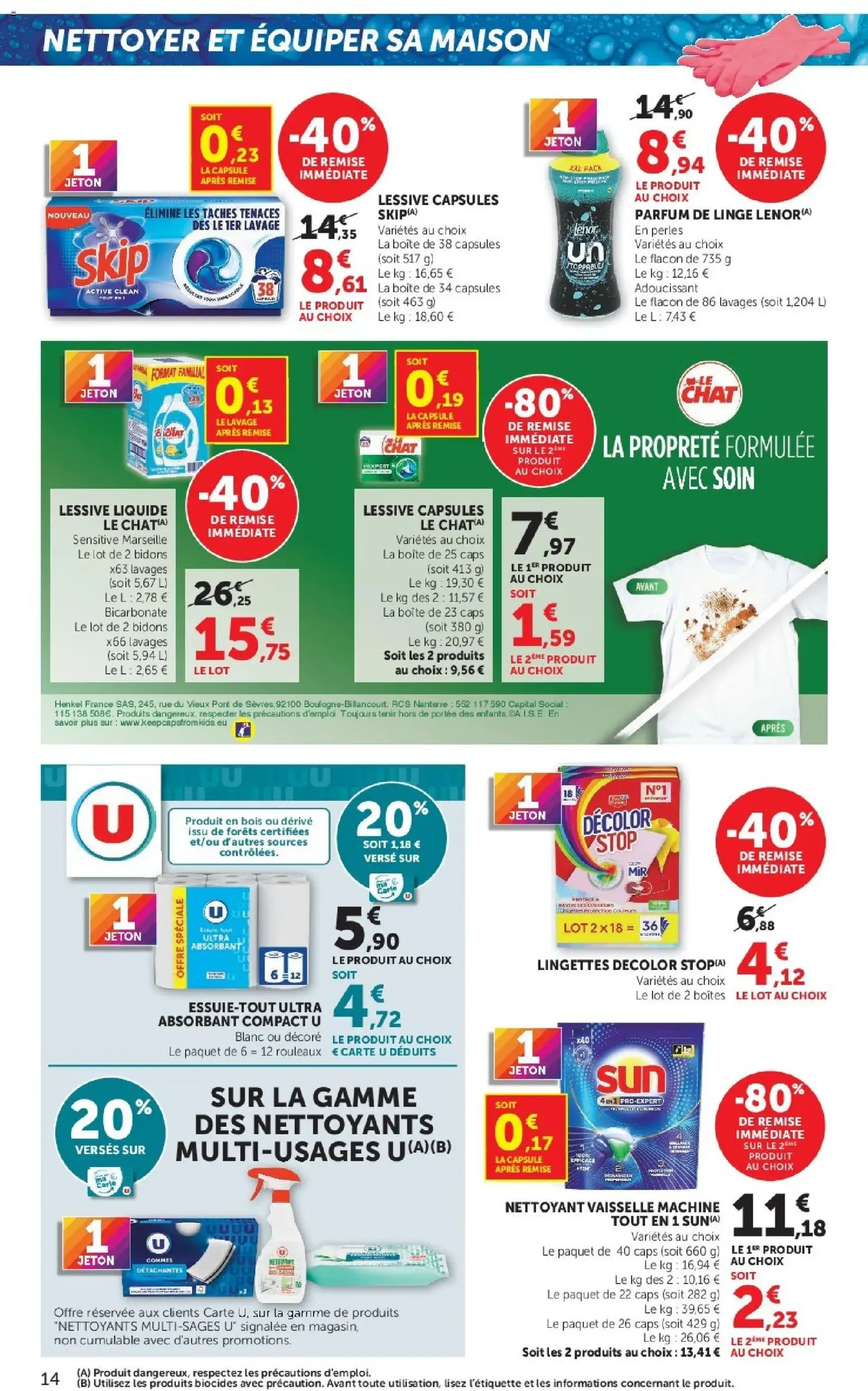 Hyper U catalogue - brochure valable à partir du 22/09/2026, page 14 sur 40