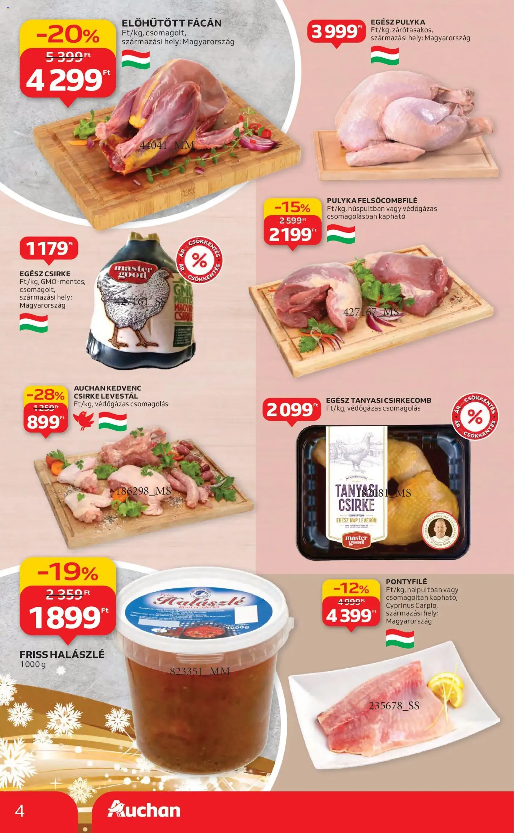 Auchan Akciós újság - 2025.12.11. érvényes szórólap 4 oldal 76 oldalból