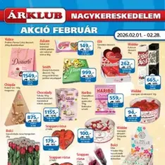 ÁRKLUB Akciós újság - szórólap előnézete érvényes 2026.02.01. -tól