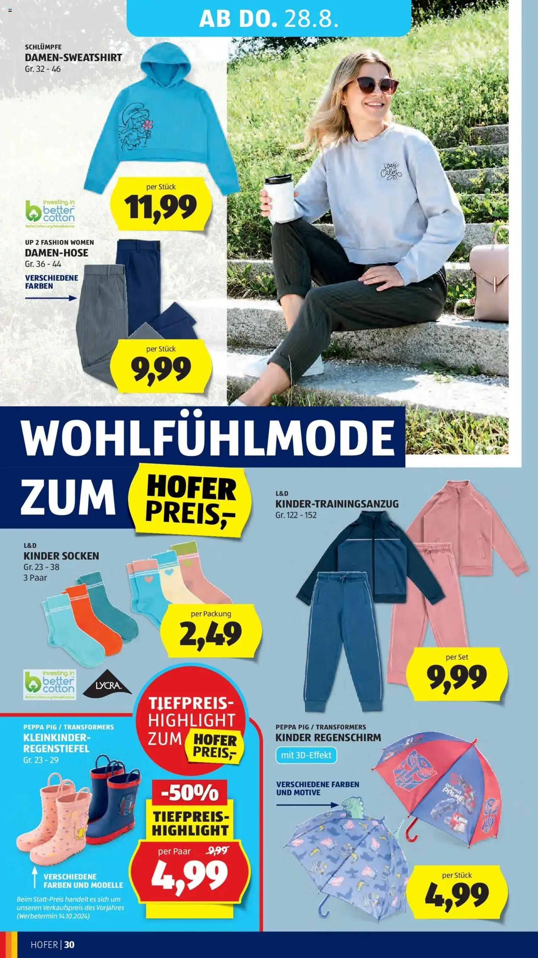 Hofer Flugblatt - Gültiger Prospekt ab 22.08.2025, Seite 34 von insgesamt 45
