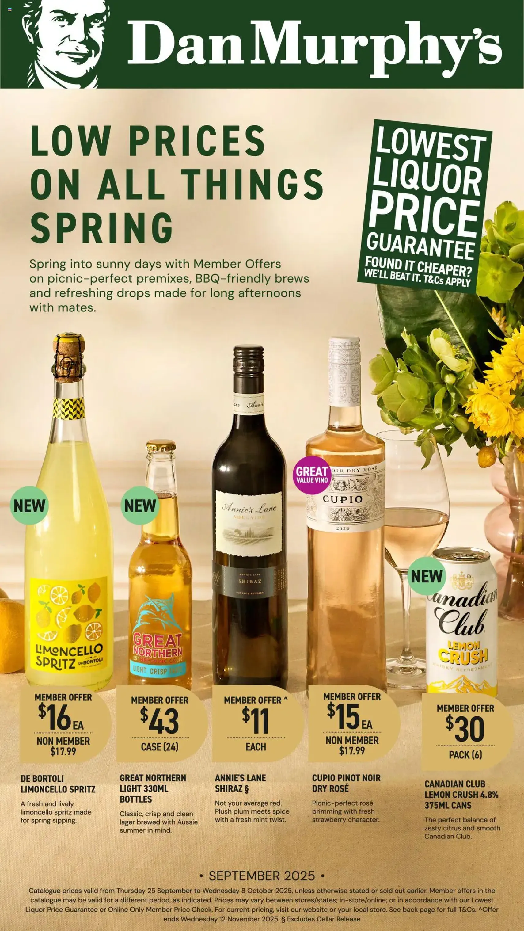 Dan Murphy's Catalogue NSW - valid flyer from 25/09/2025, page 1 of 40