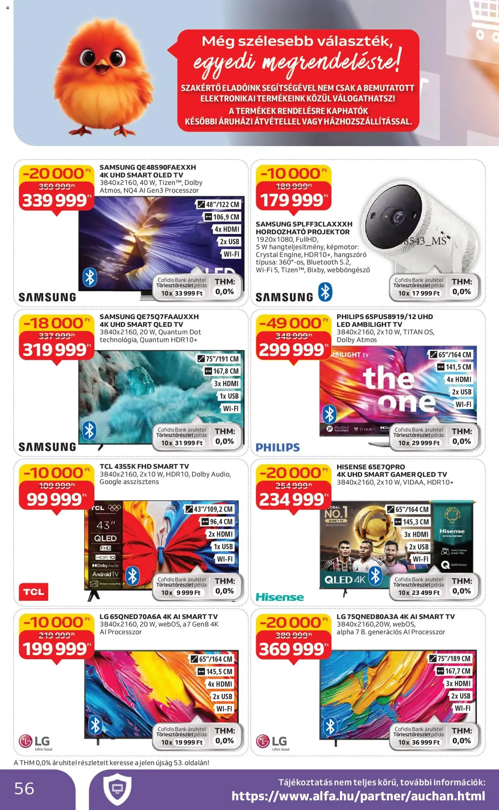 Auchan Akciós újság - 2025.10.30. érvényes szórólap 56 oldal 58 oldalból Auchan Akciós újság - 2025.10.30. érvényes szórólap 56 oldal 58 oldalból