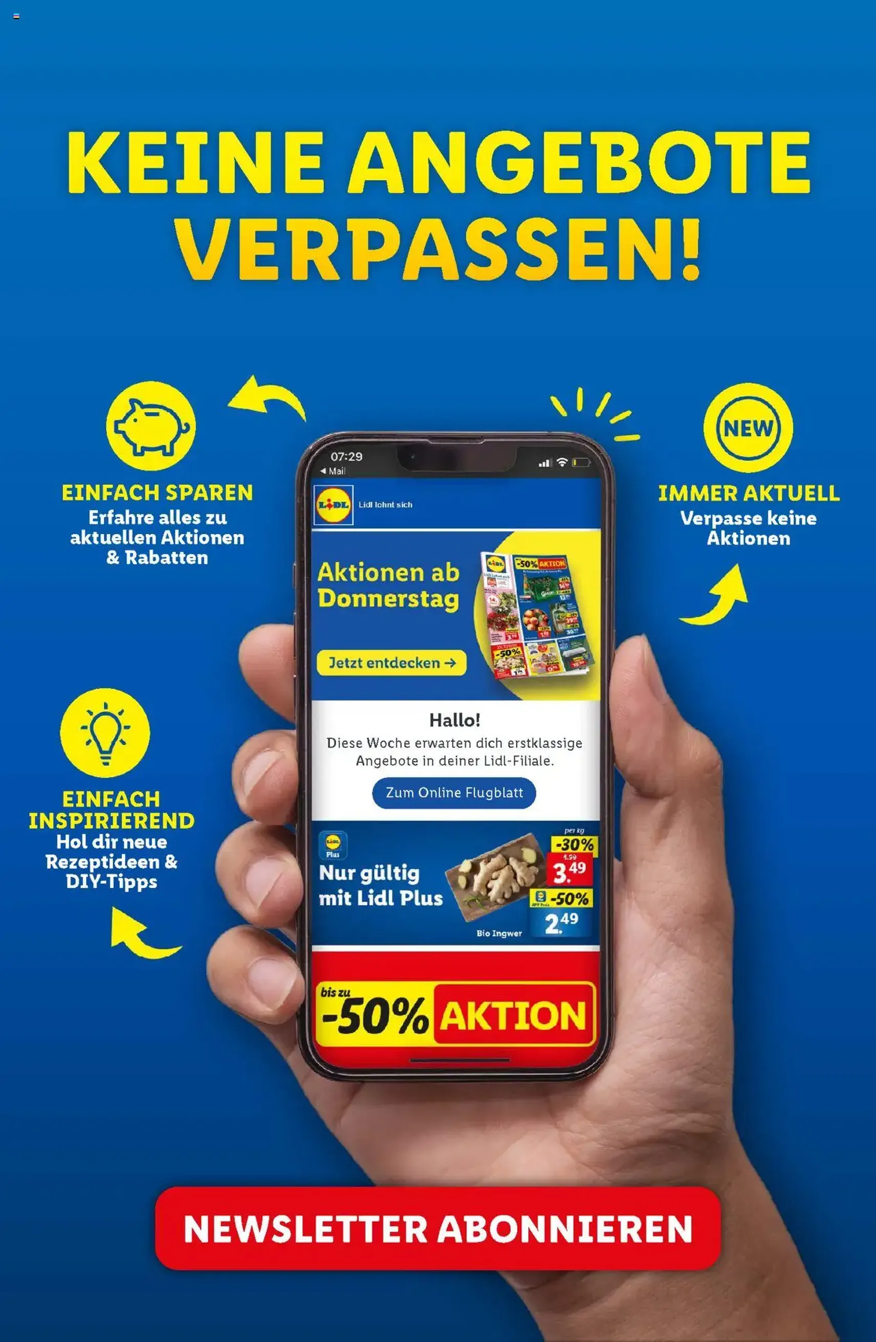 Lidl - Flugblatt - Gültiger Prospekt ab 24.07.2025, Seite 49 von insgesamt 49 Lidl - Flugblatt - Gültiger Prospekt ab 24.07.2025, Seite 49 von insgesamt 49