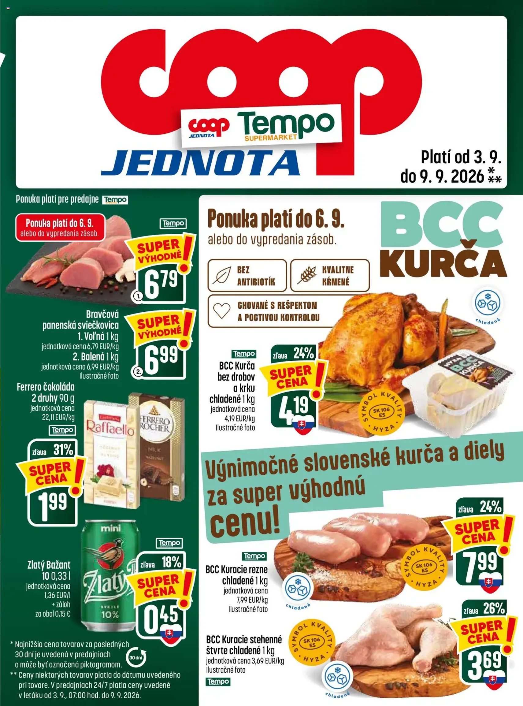 COOP Jednota leták - platný leták od 03.09.2026 strana 29 z 32