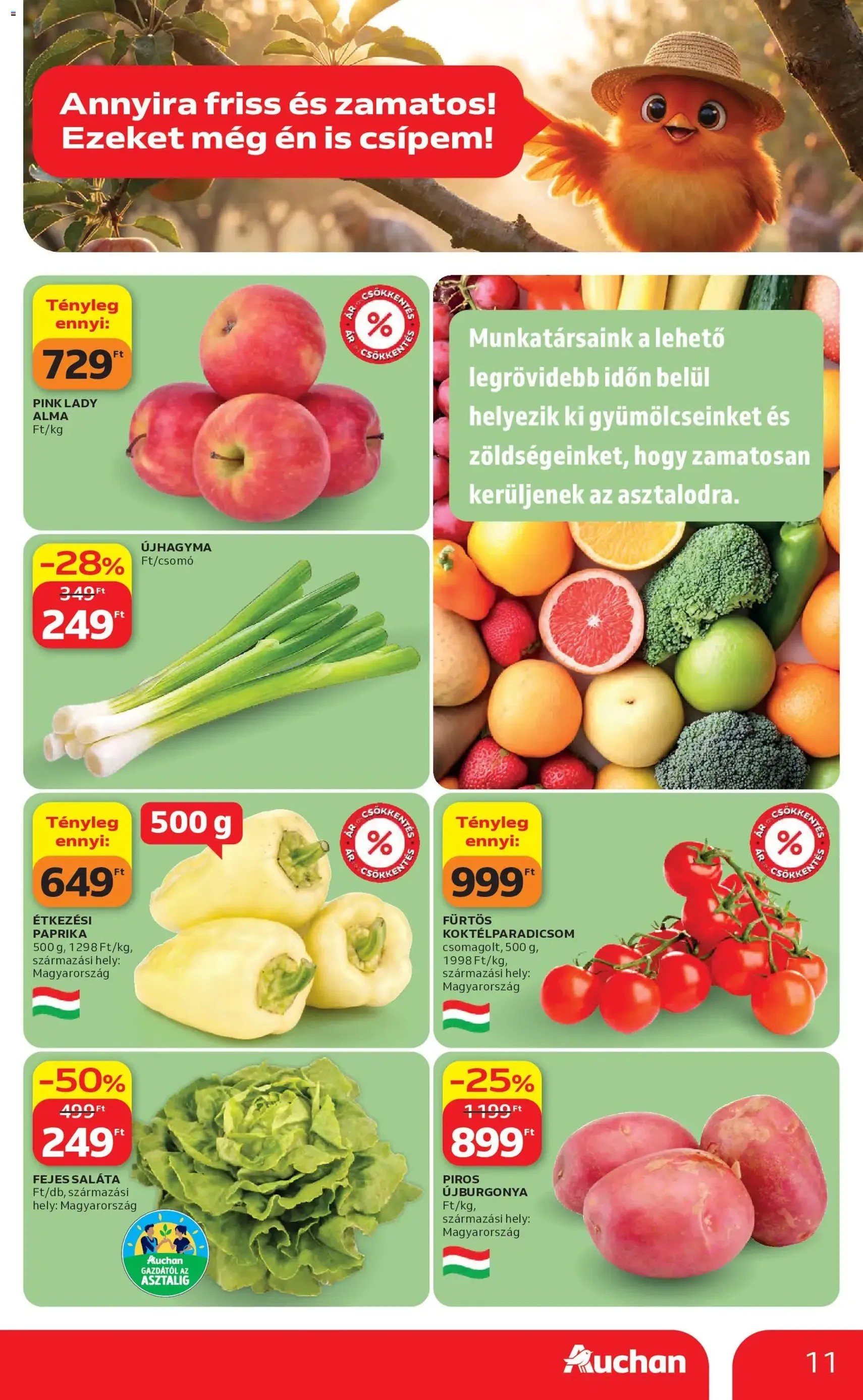 Auchan akciós újság - 2026.05.07. érvényes szórólap 11 oldal 60 oldalból