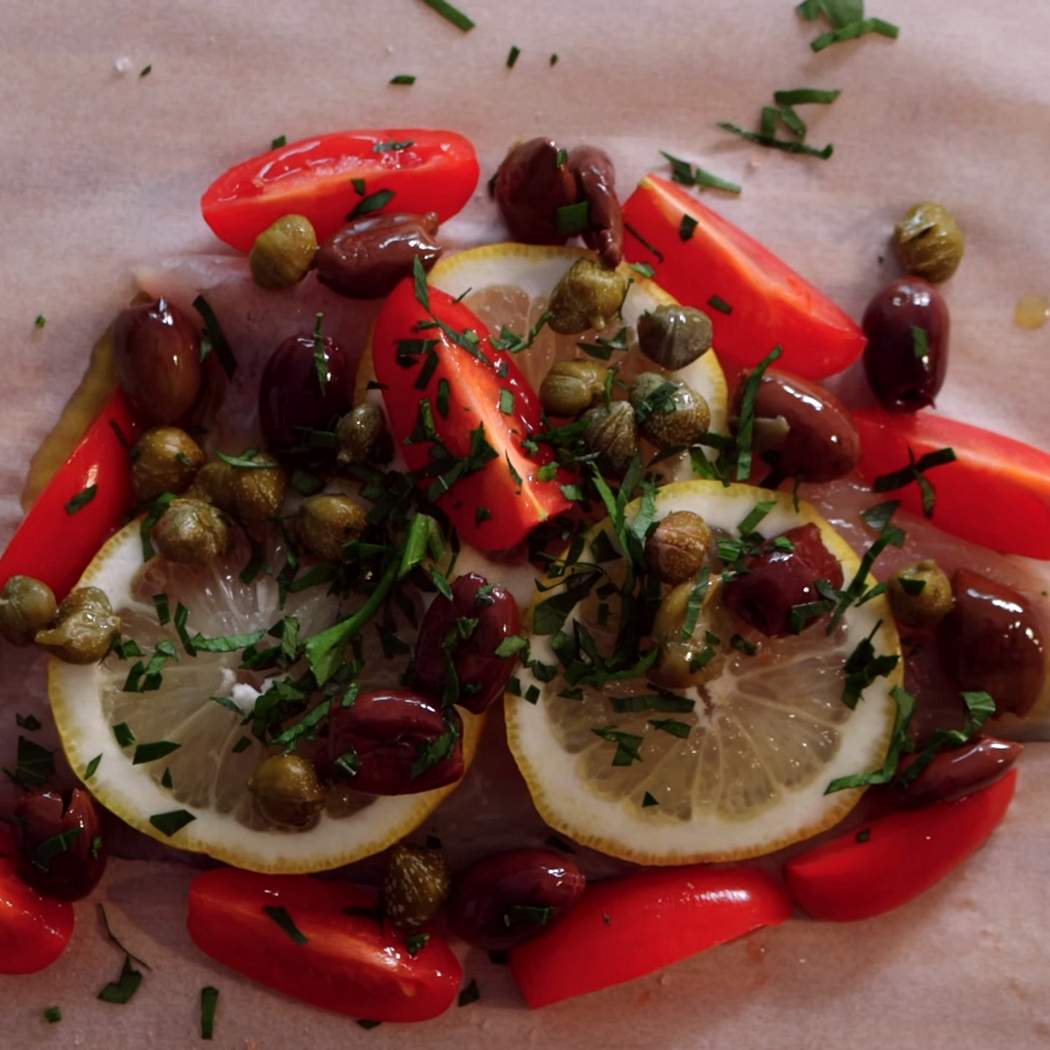 Branzino al cartoccio al forno
