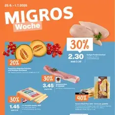 Migros aktionen - Prospekt Vorschau gültig ab 25.06.2026