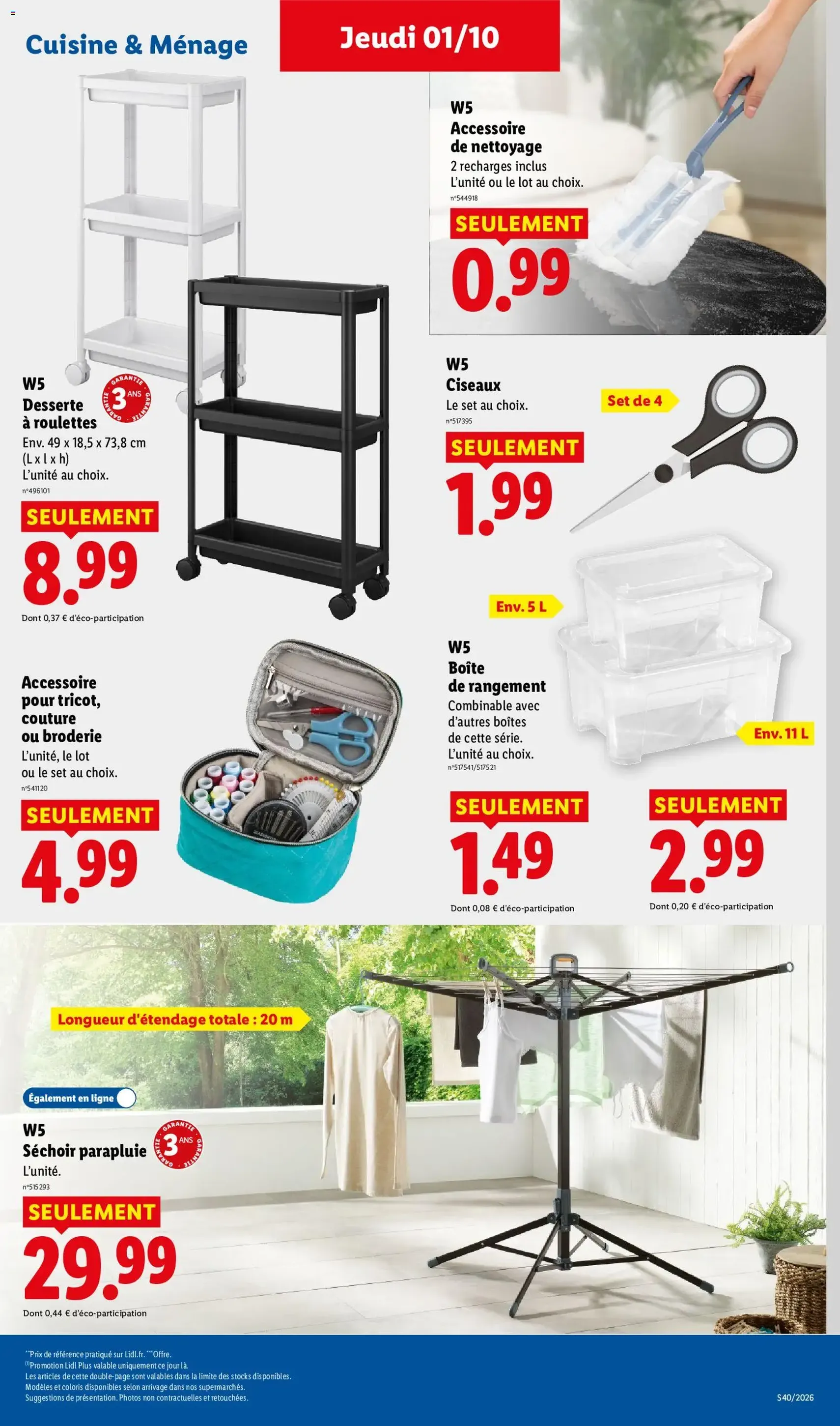 LIDL catalogue - brochure valable à partir du 01/10/2026, page 43 sur 57