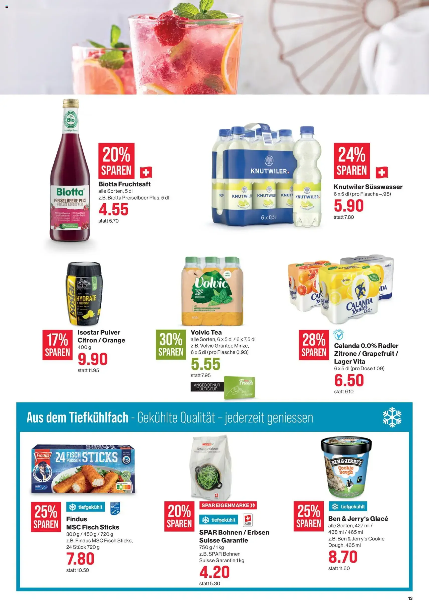 SPAR aktionen - Gültiger Prospekt ab 16.07.2026, Seite 13 von insgesamt 17