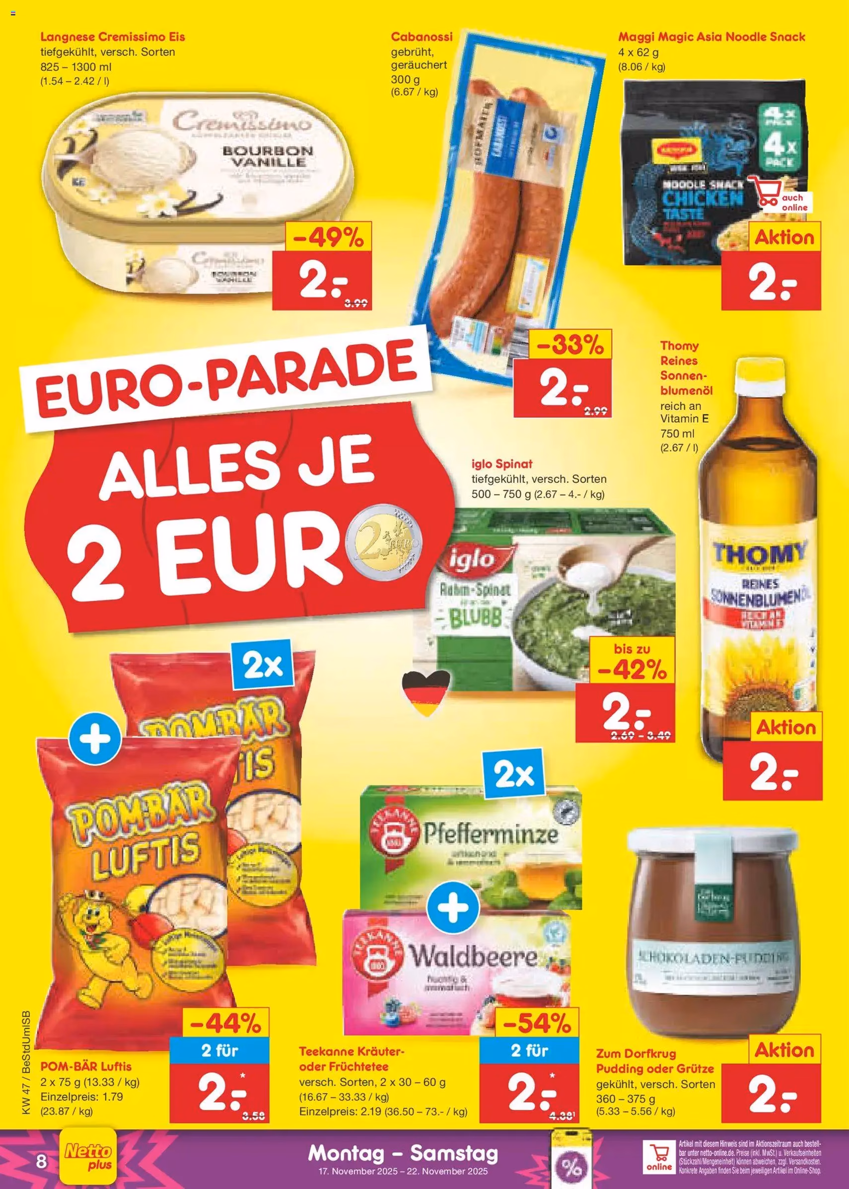 Netto Marken-Discount - Black Friday - Gültiger Prospekt ab 17.11.2025, Seite 8 von insgesamt 60