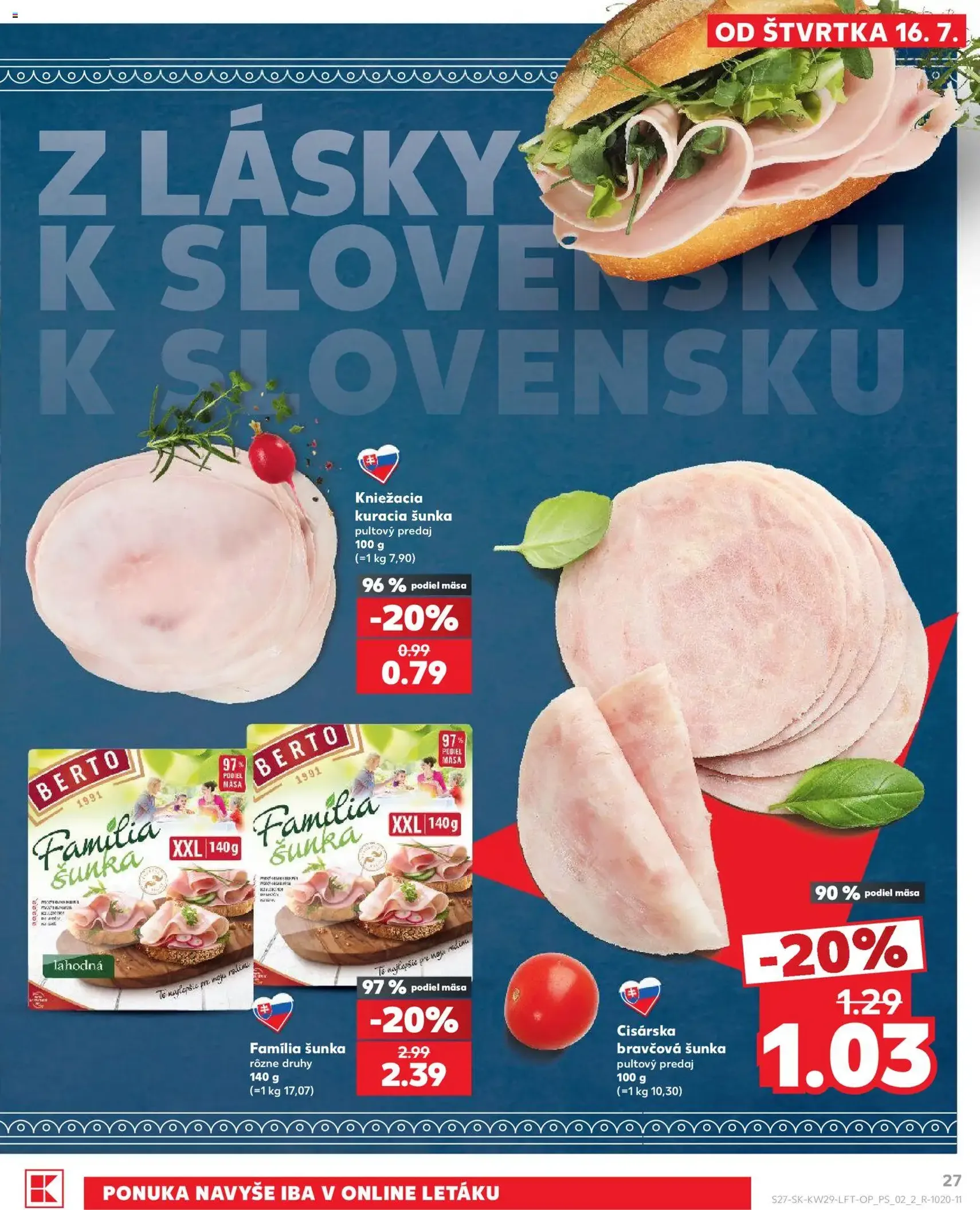 Kaufland leták - platný leták od 16.07.2026 strana 27 z 86