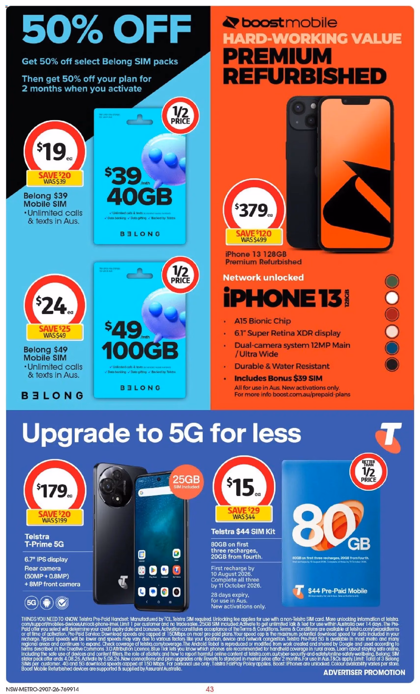 Coles catalogue - valid flyer from 29/07/2026, page 43 of 46