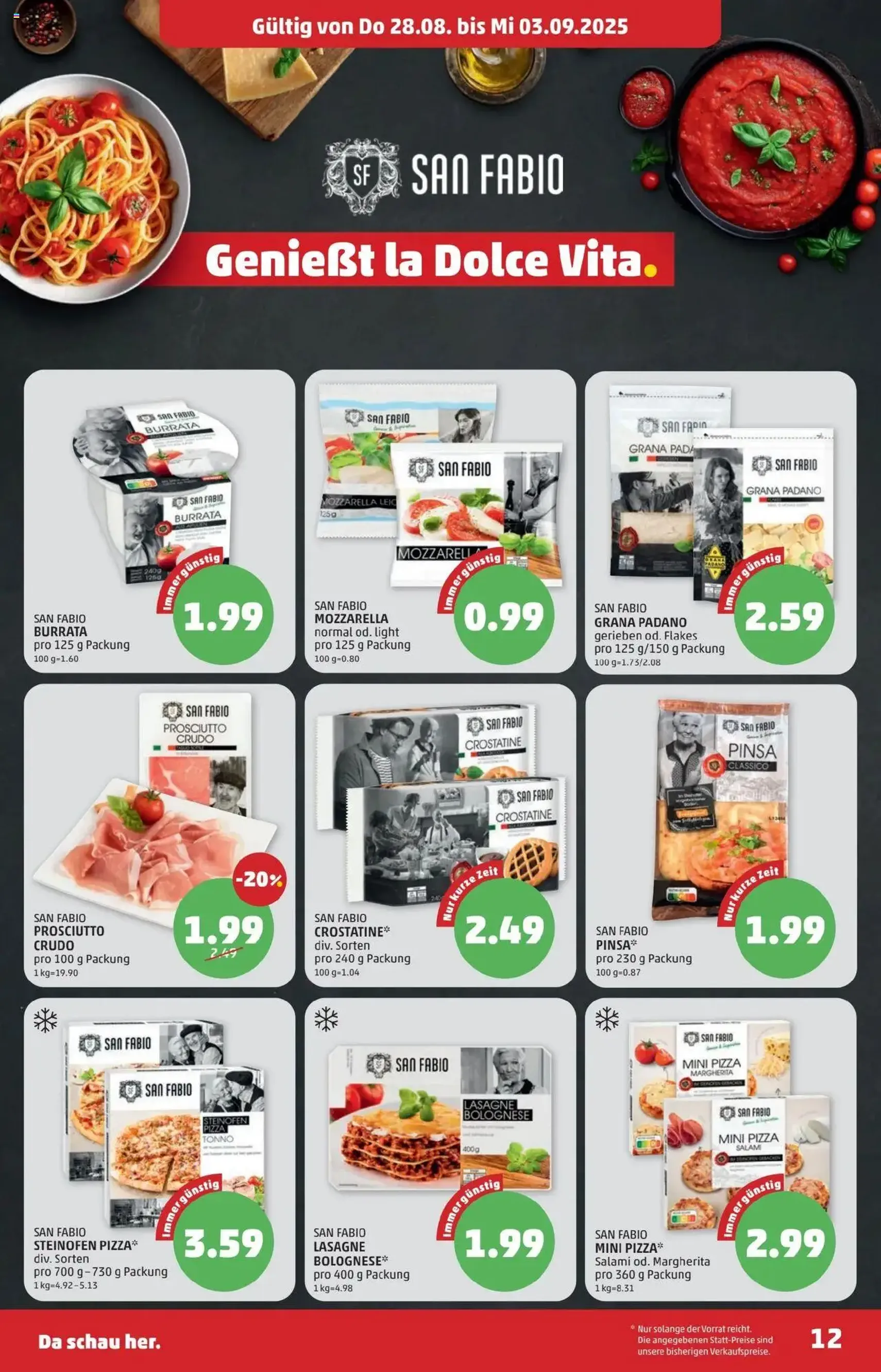 Penny Markt Flugblatt - Gültiger Prospekt ab 28.08.2025, Seite 12 von insgesamt 28 Penny Markt Flugblatt - Gültiger Prospekt ab 28.08.2025, Seite 12 von insgesamt 28