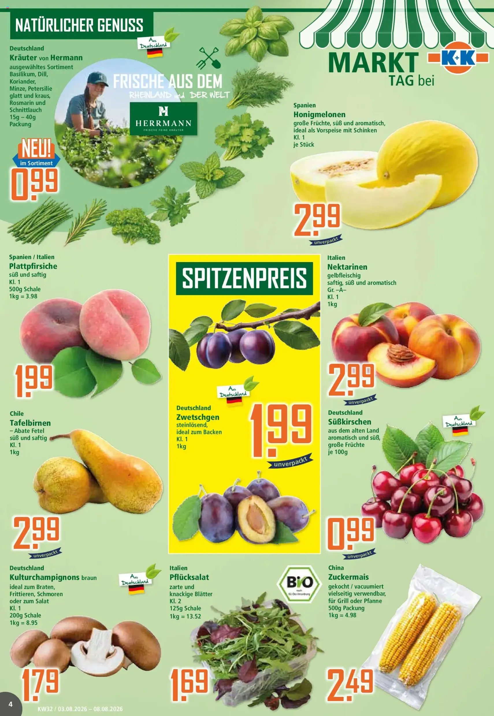 Klaas & Kock Prospekt - Gültiger Prospekt ab 03.08.2026, Seite 4 von insgesamt 12