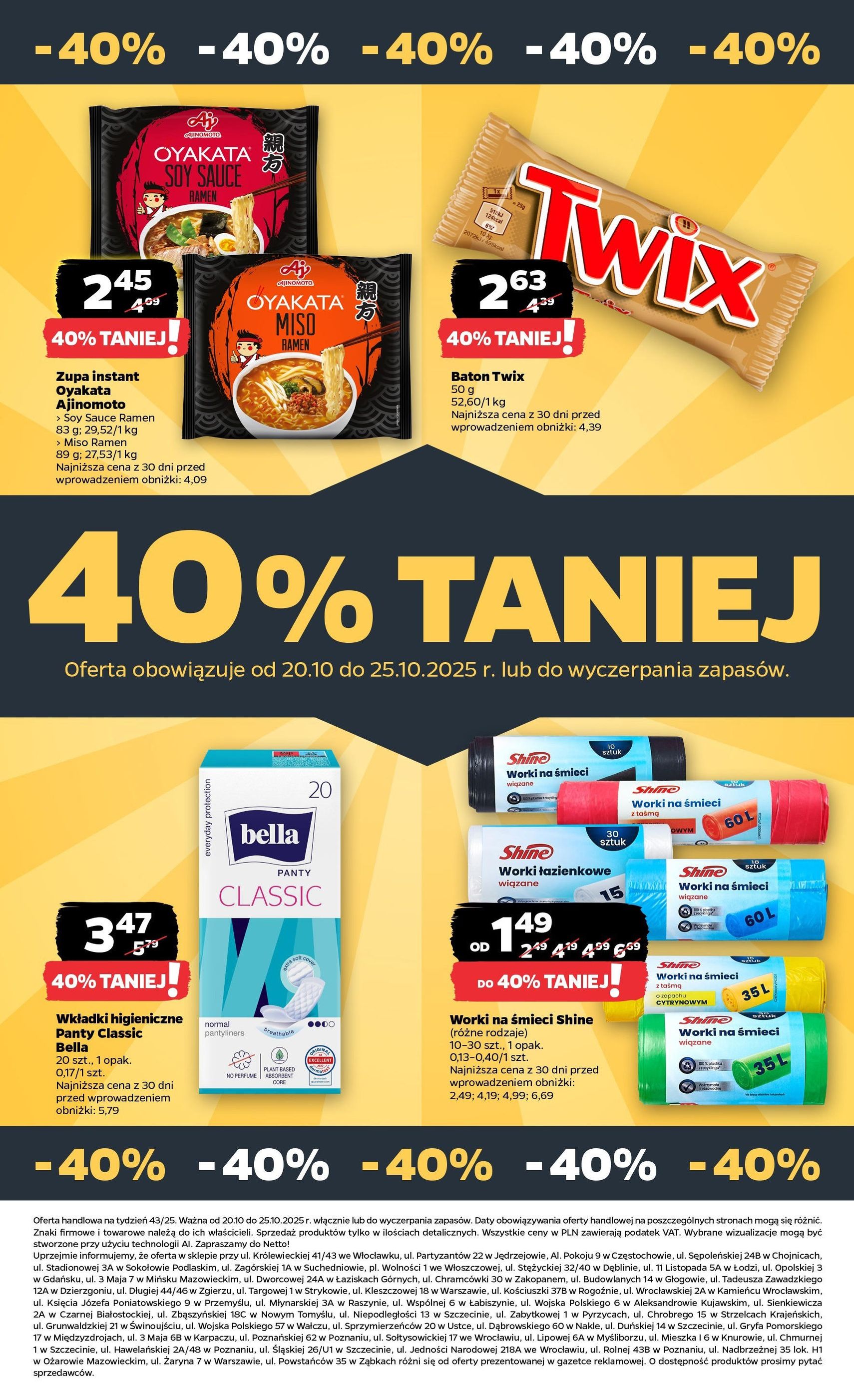 Netto gazetka - Spożywcza - ważny gazetka od 20.10.2025 strona 29 z 34 Netto gazetka - Spożywcza - ważny gazetka od 20.10.2025 strona 29 z 34