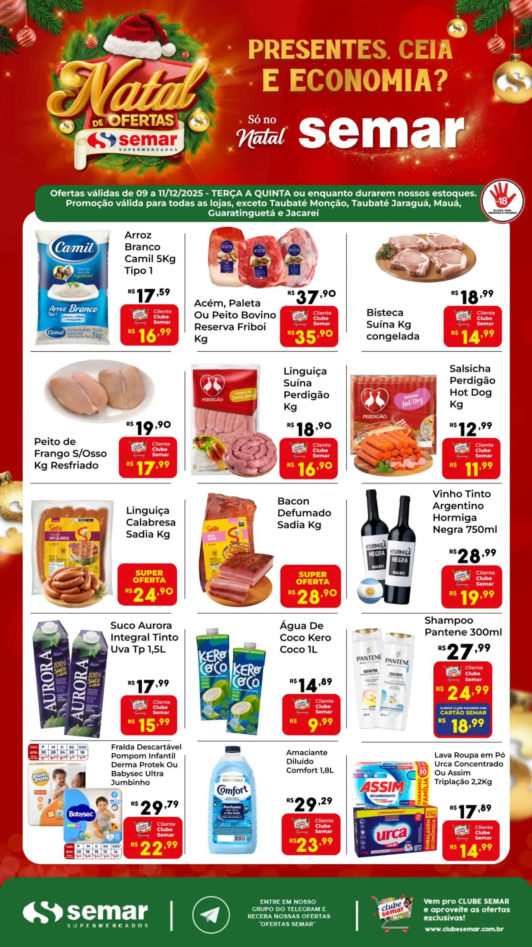 Semar Supermercado - Ofertas da semana - folheto válido a partir de 09/12/2025 página 1 de 1