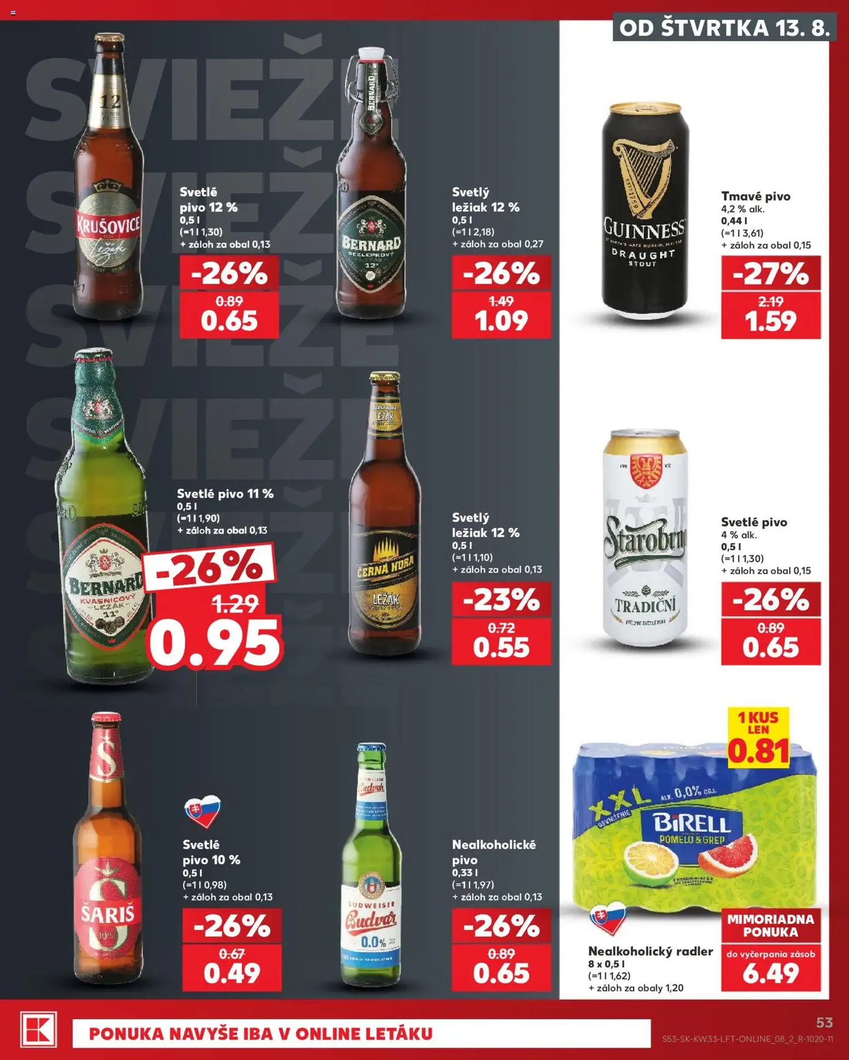 Kaufland leták - platný leták od 13.08.2026 strana 53 z 80