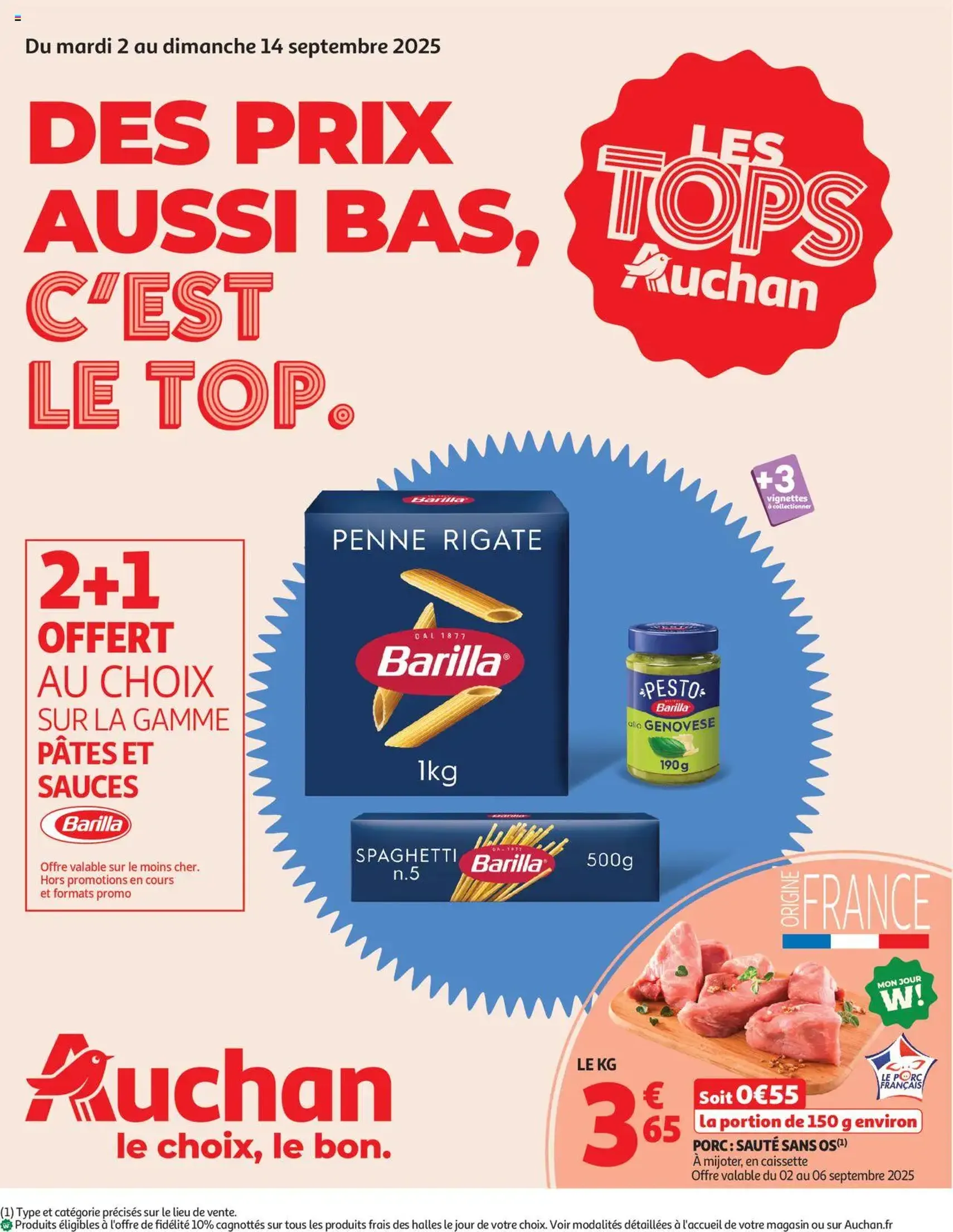 Auchan prospectus - brochure valable à partir du 02/09/2025, page 1 sur 60 Auchan prospectus - brochure valable à partir du 02/09/2025, page 1 sur 60