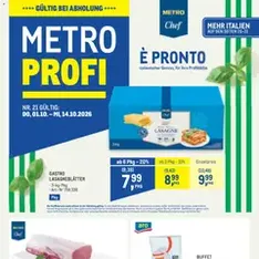 Metro angebote Profi - Prospekt Vorschau gültig ab 01.10.2026