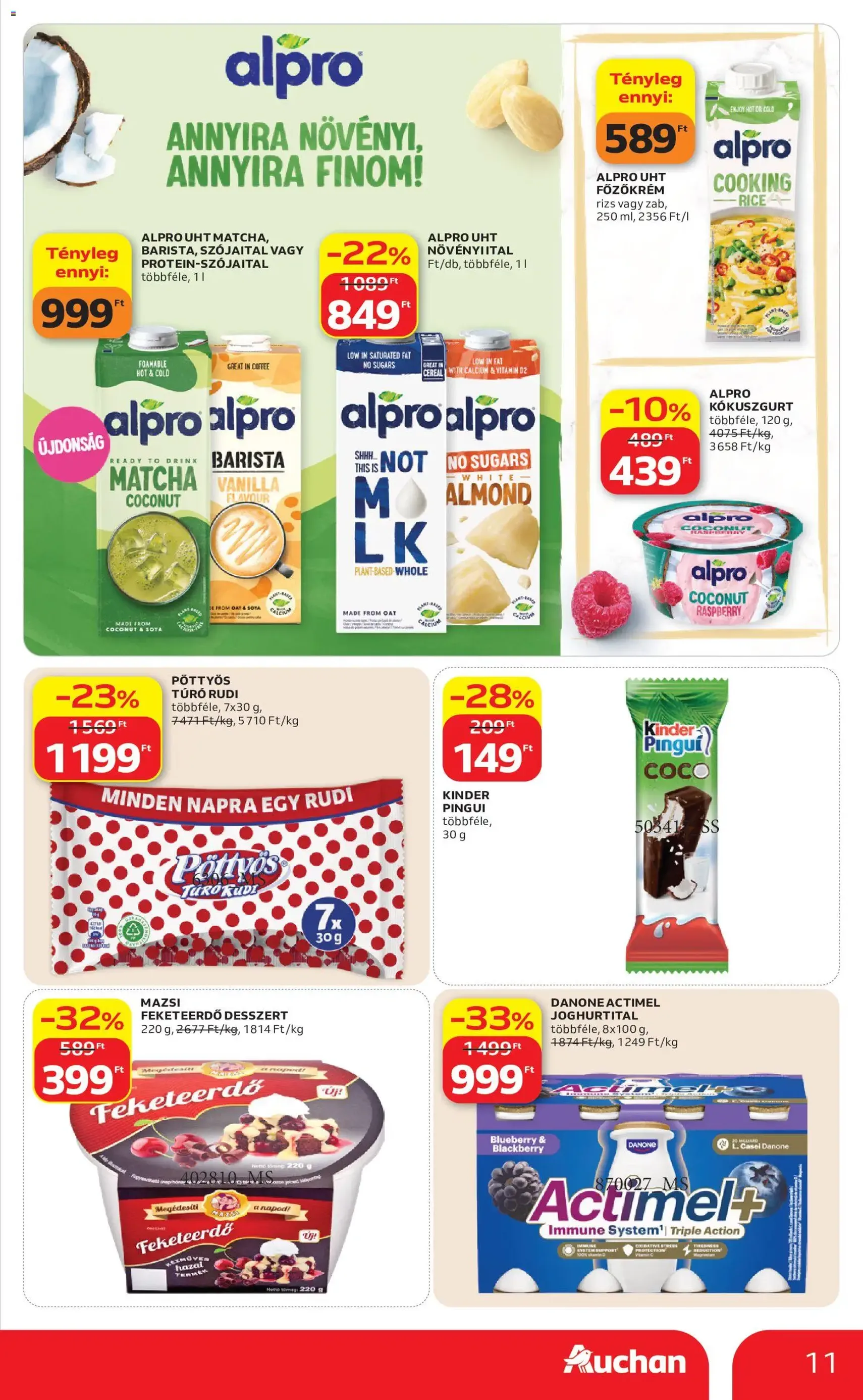 Auchan akciós újság - 2026.06.18. érvényes szórólap 11 oldal 40 oldalból
