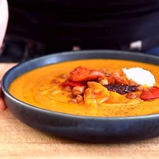 Paprika Suppe vegan - Rezeptvorschau