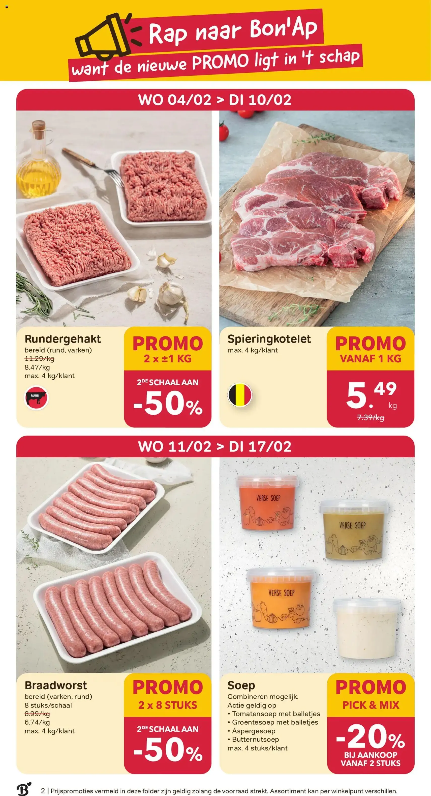 Bon Ap folder/publicité - geldige folder vanaf 04/02/2026 pagina 2 van 12