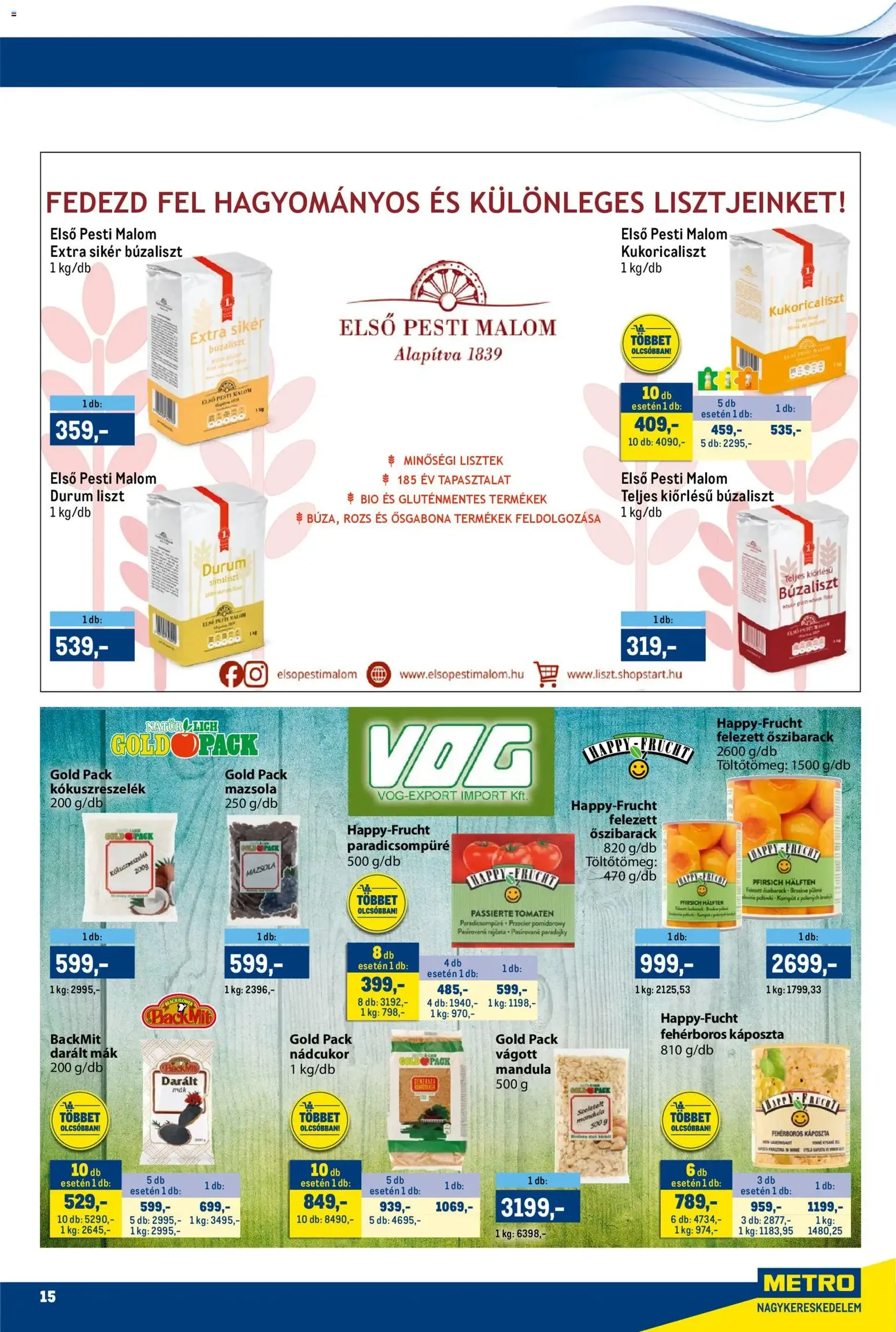 Metro Akciós újság - 2025.12.01. érvényes szórólap 15 oldal 40 oldalból