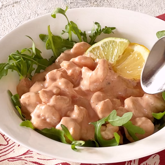 Anteprima ricetta Gamberetti in salsa rosa