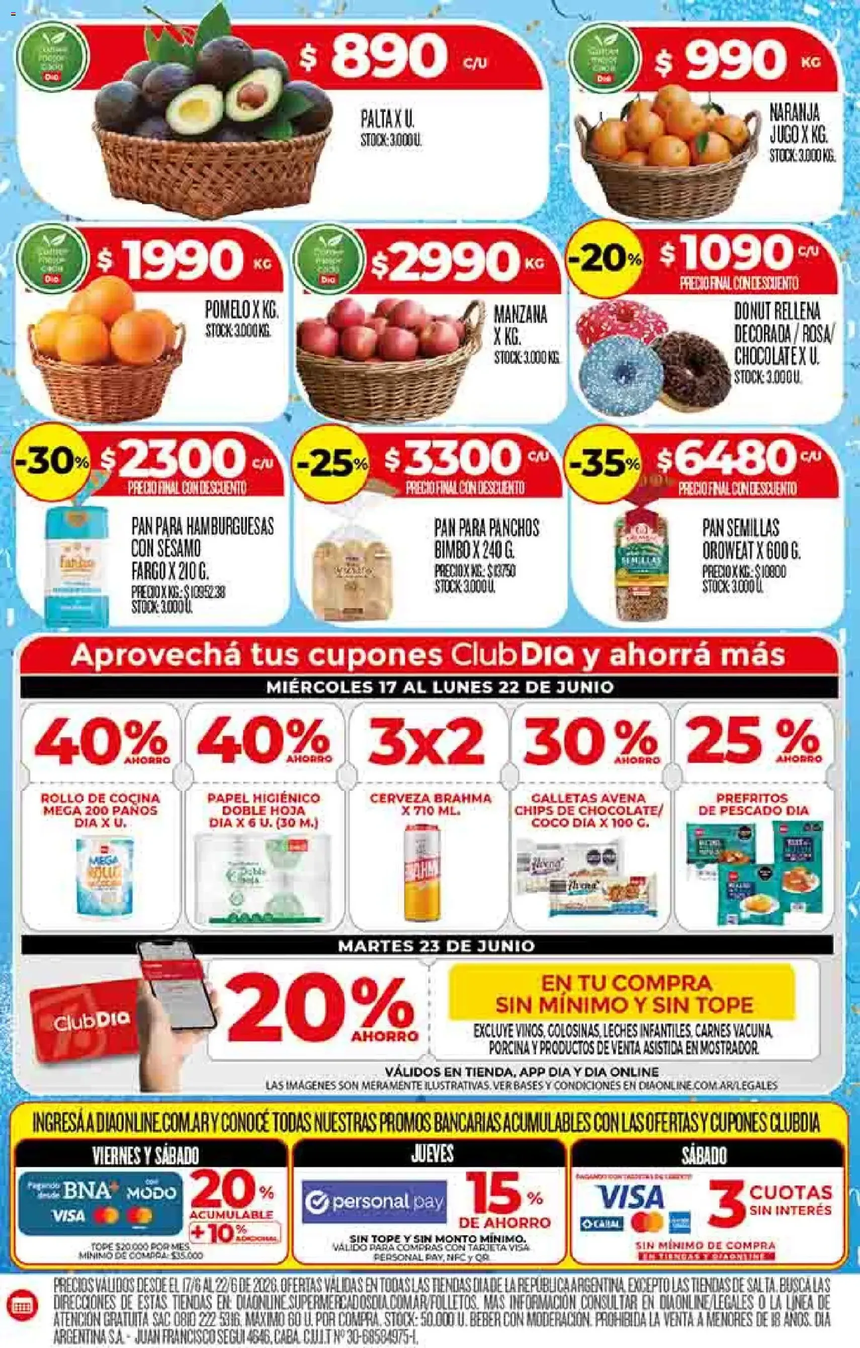 Supermercado DIA Ofertas - folleto válido desde 17/06/2026 página 4 de 35