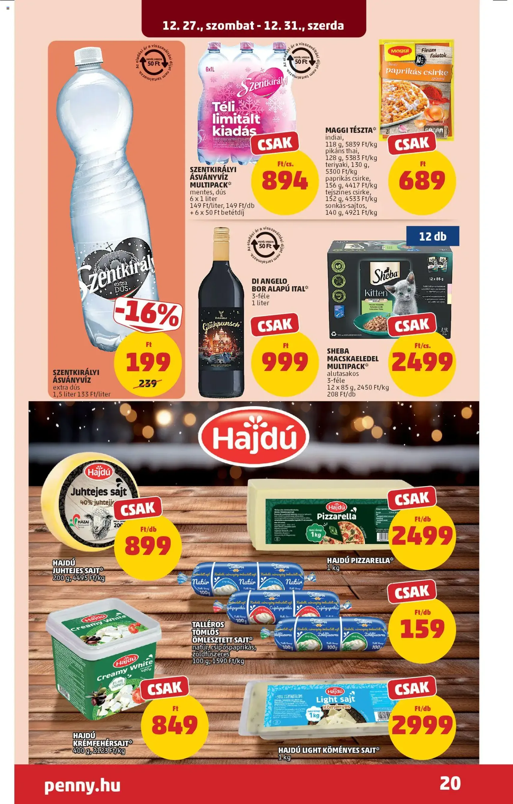 PENNY Akciós újság - 2025.12.27. érvényes szórólap 24 oldal 30 oldalból