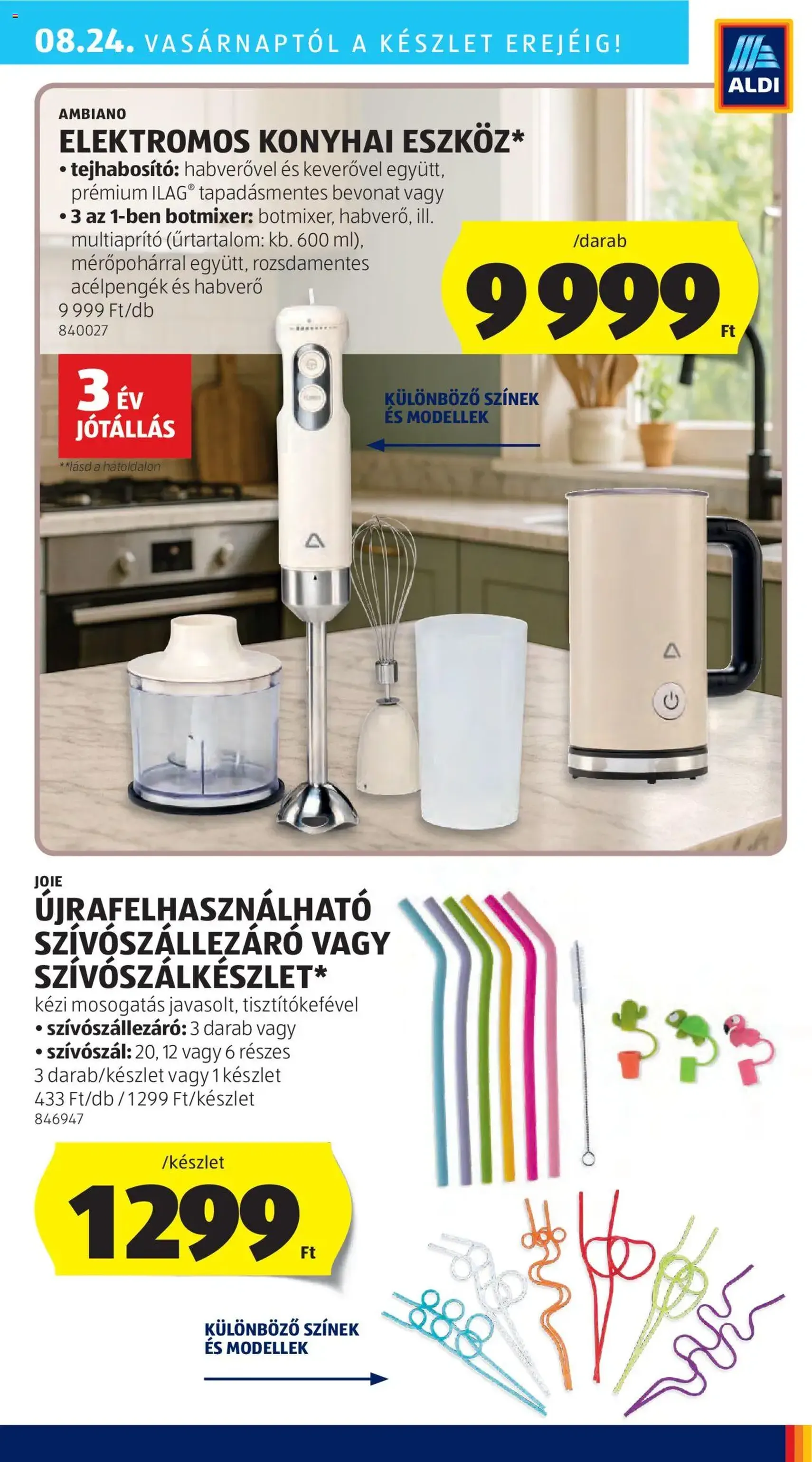 Aldi Akciós újság - 2025.08.21. érvényes szórólap 5 oldal 46 oldalból