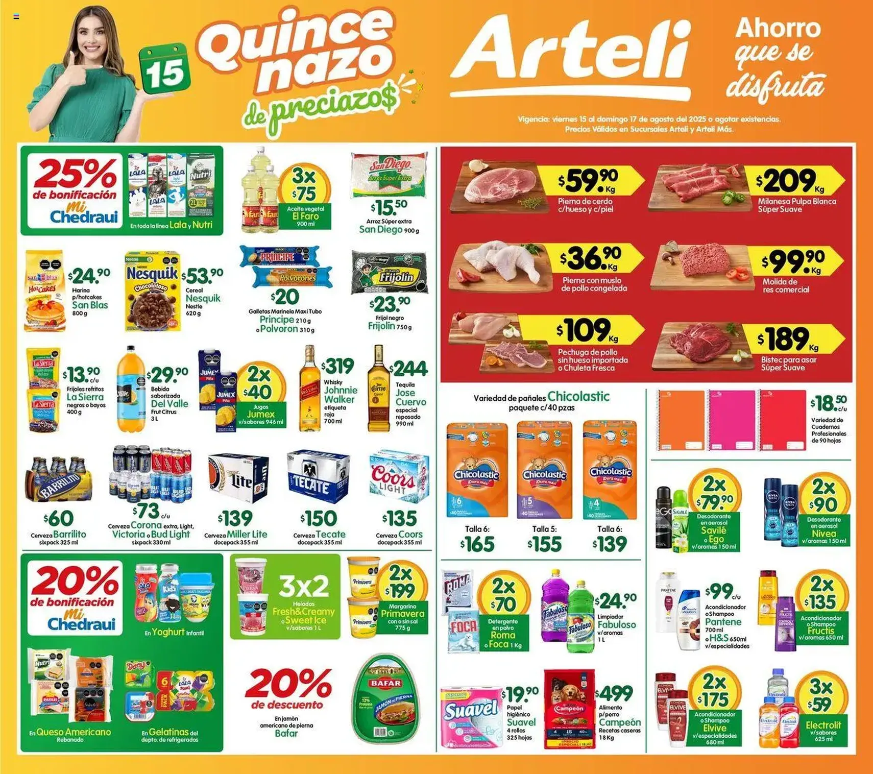 Arteli - Folleto Arteli - folleto válido desde 15/08/2025 página 1 de 1