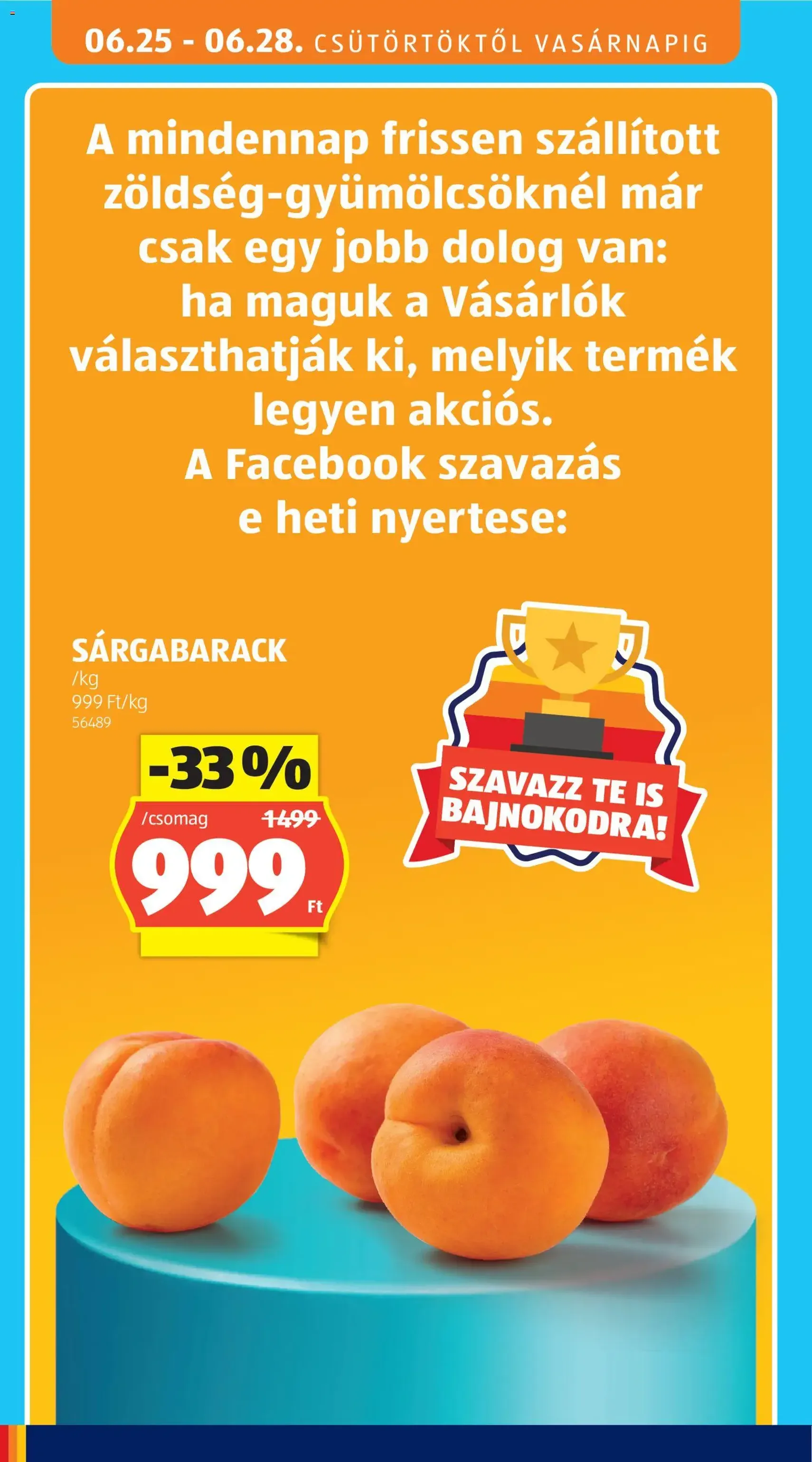 Aldi akciós újság - 2026.06.25. érvényes szórólap 8 oldal 62 oldalból