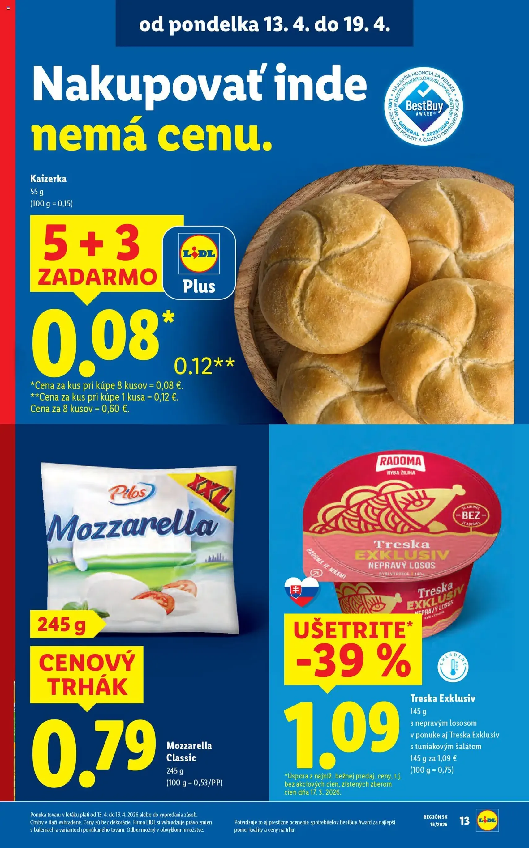 Lidl leták - platný leták od 13.04.2026 strana 15 z 89