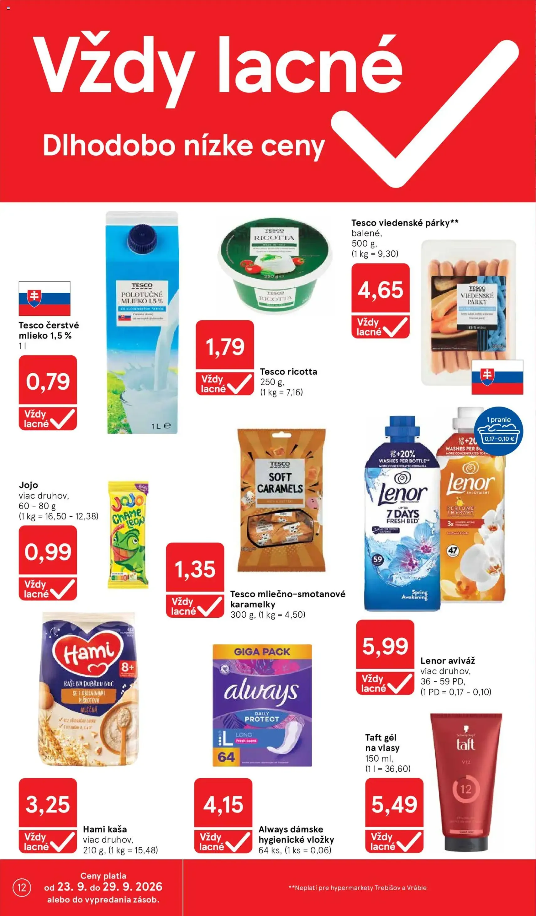 Tesco Hypermarket - leták - platný leták od 23.09.2026 strana 12 z 48