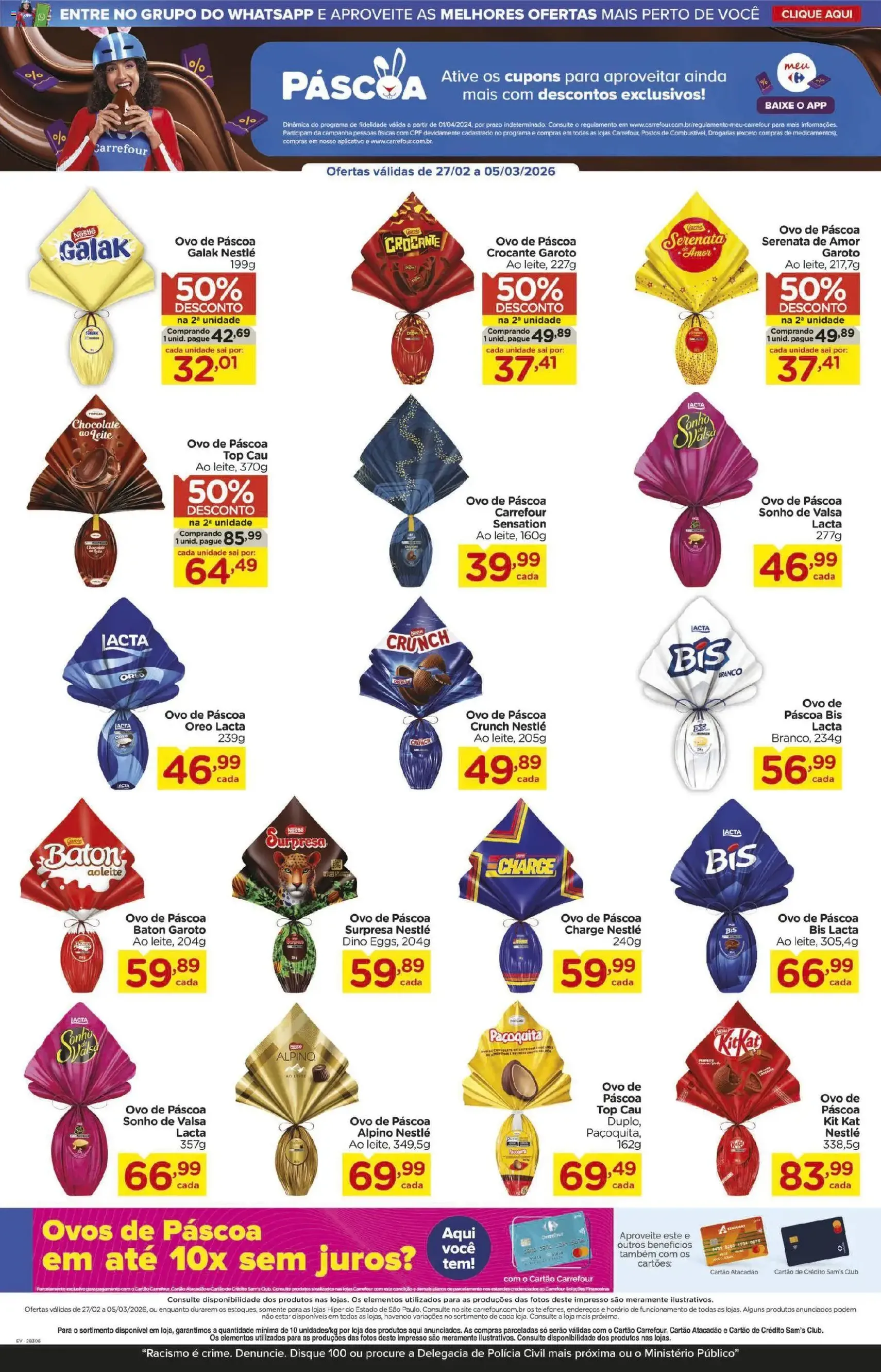 Carrefour ofertas Páscoa - folheto válido a partir de 27/02/2026 página 3 de 4