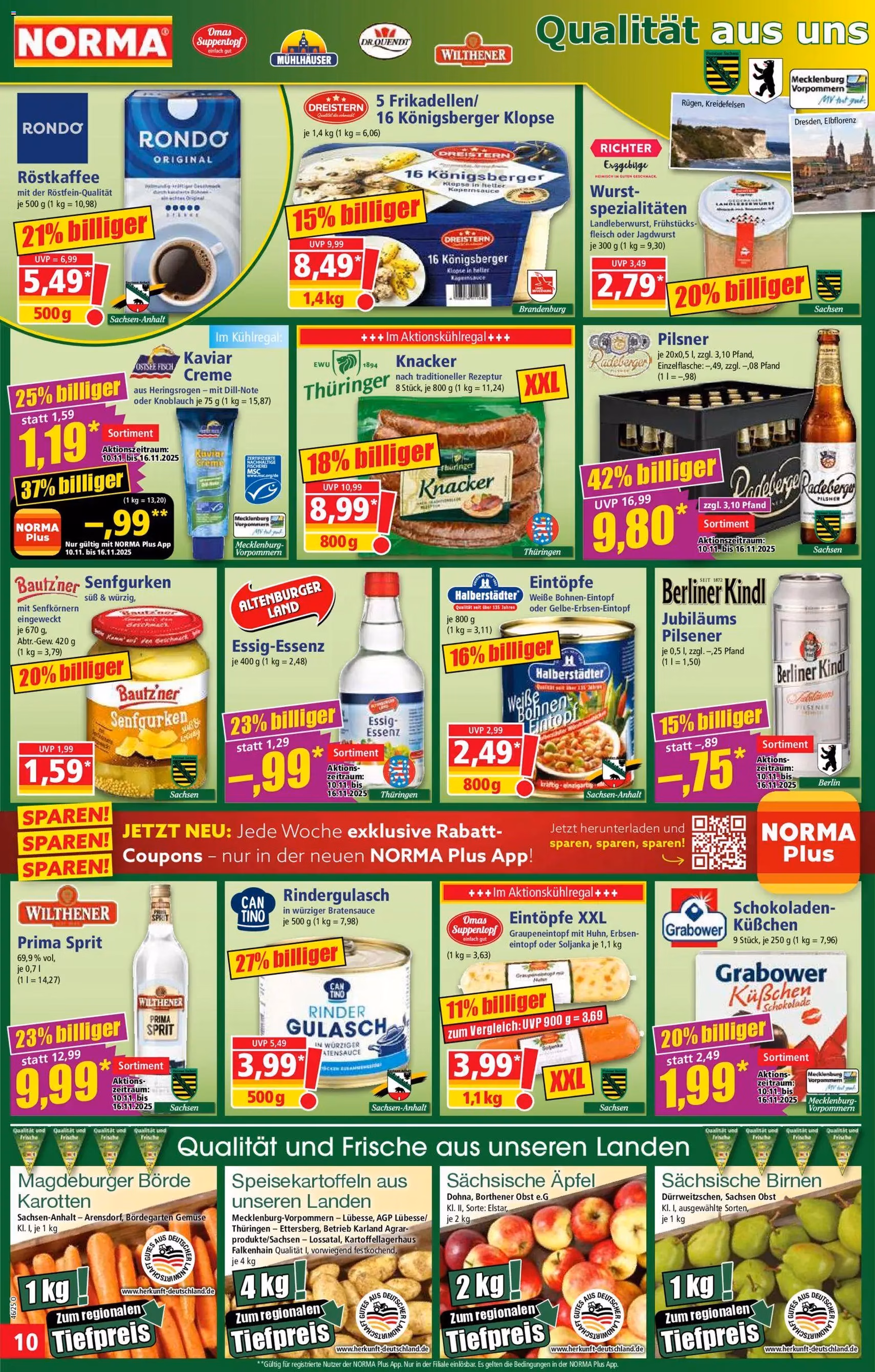 Norma Prospekt - Gültiger Prospekt ab 10.11.2025, Seite 10 von insgesamt 18