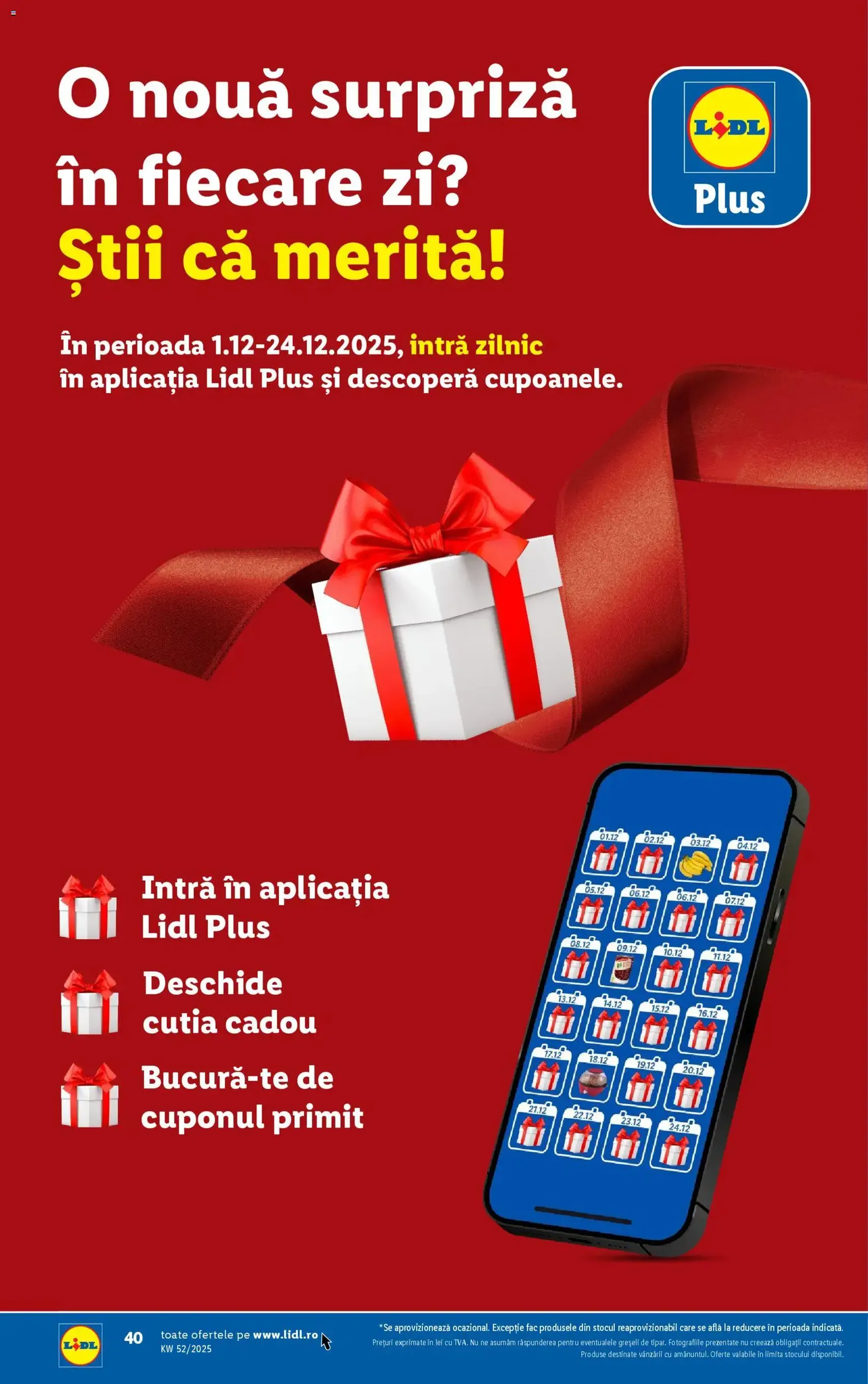Catalog Lidl - cataloage valabile începând cu 22.12.2025 pagina 40 din 42