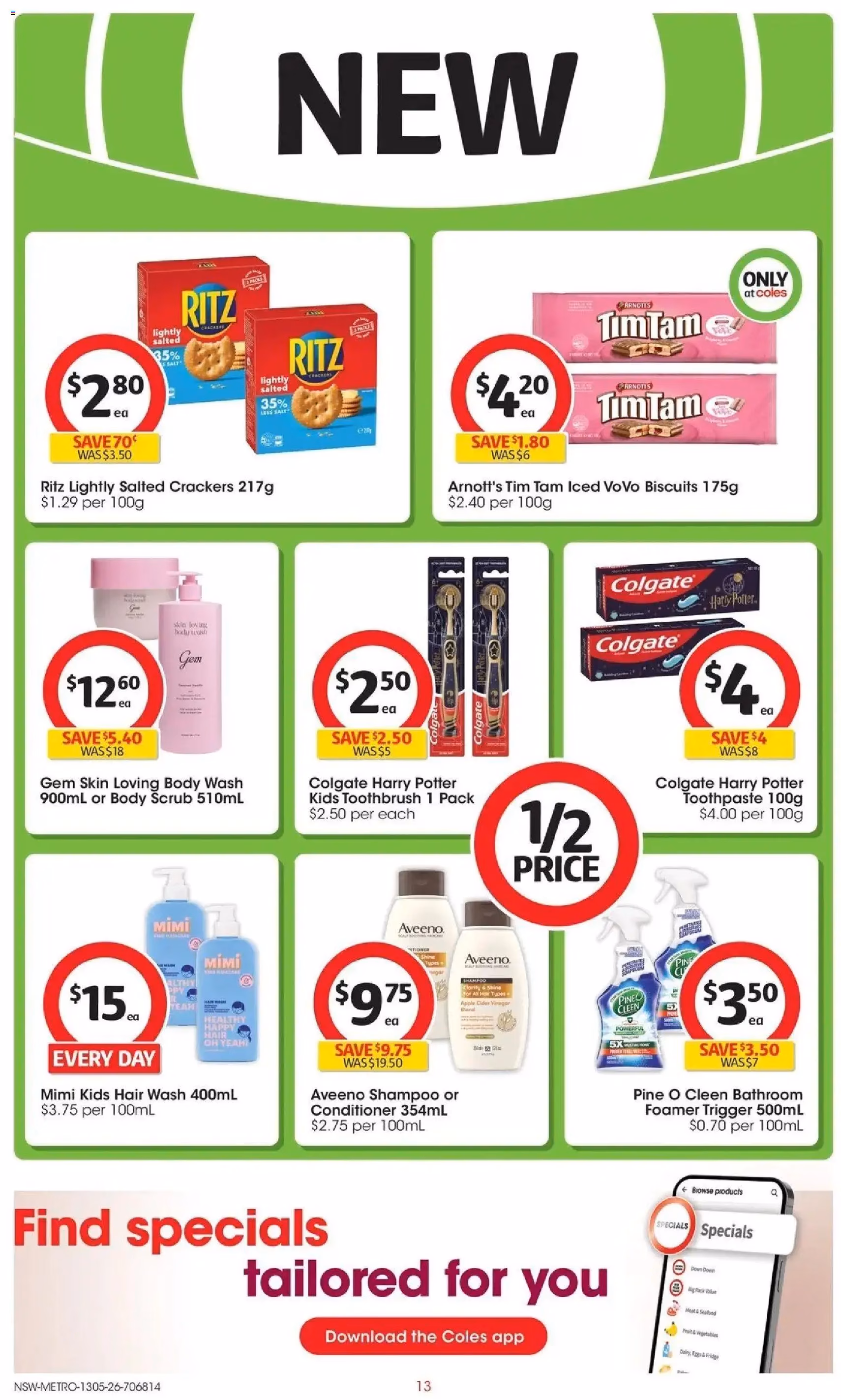 Coles catalogue - valid flyer from 13/05/2026, page 13 of 43