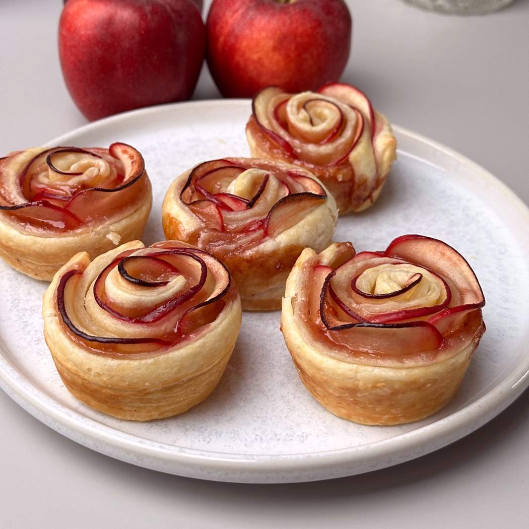 Růže z listového těsta