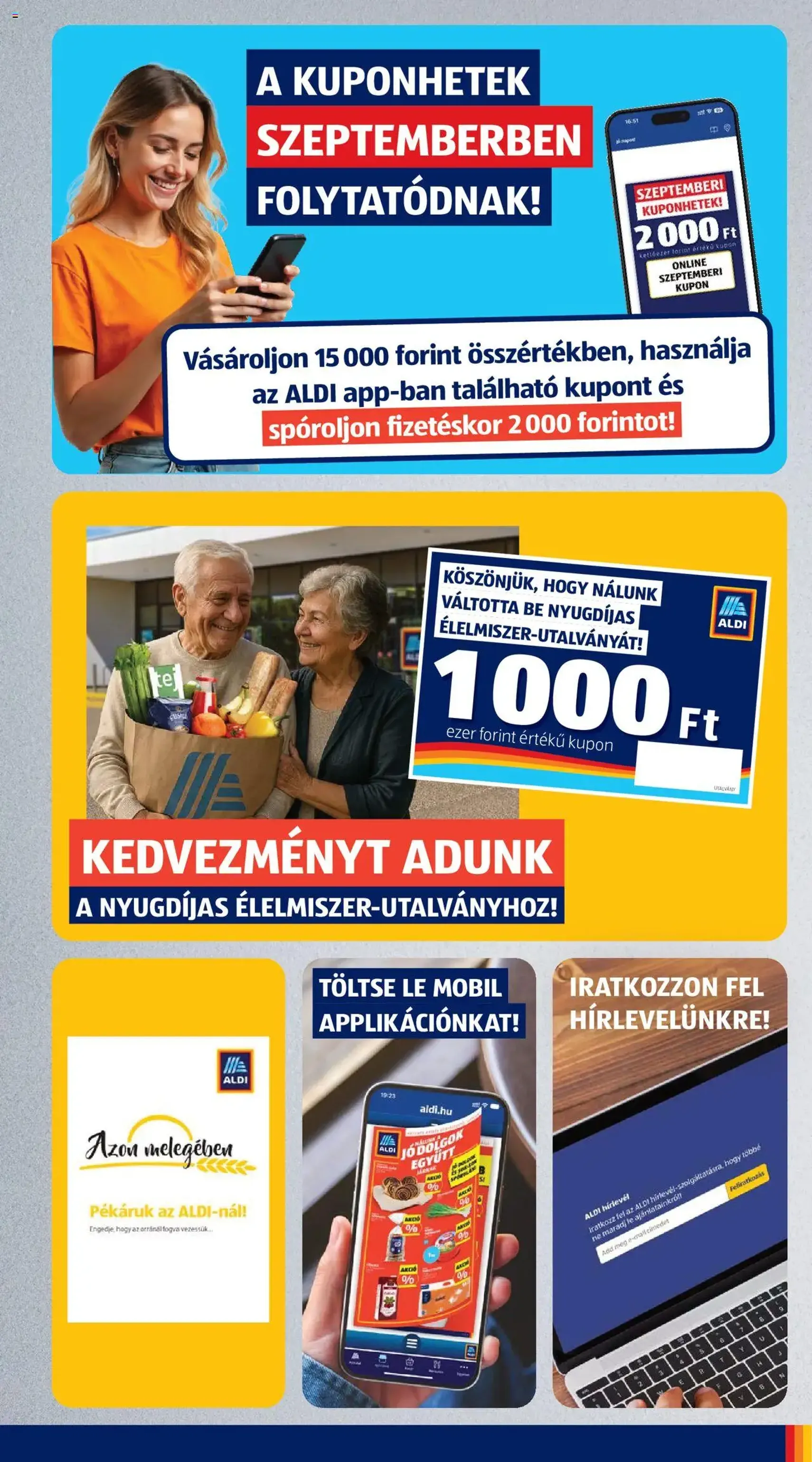 Aldi Akciós újság - 2025.09.04. érvényes szórólap 3 oldal 45 oldalból Aldi Akciós újság - 2025.09.04. érvényes szórólap 3 oldal 45 oldalból