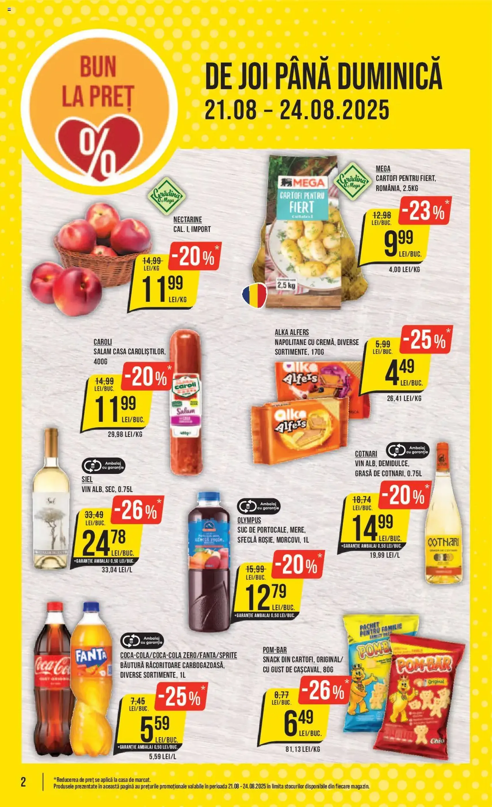 Catalog Mega Image - cataloage valabile începând cu 21.08.2025 pagina 2 din 24 Catalog Mega Image - cataloage valabile începând cu 21.08.2025 pagina 2 din 24